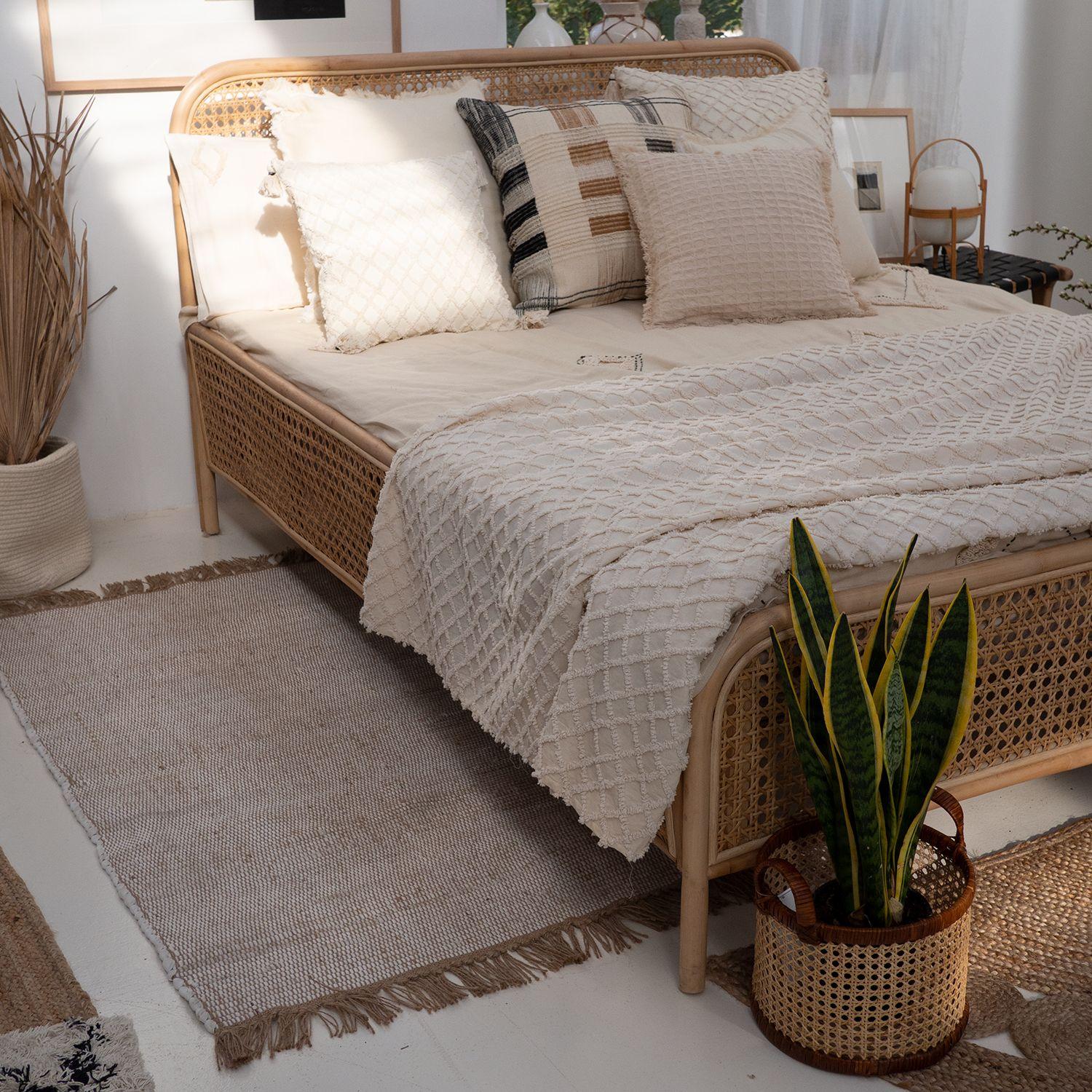 Alfombra Alg/Yute Crema 90x150-4