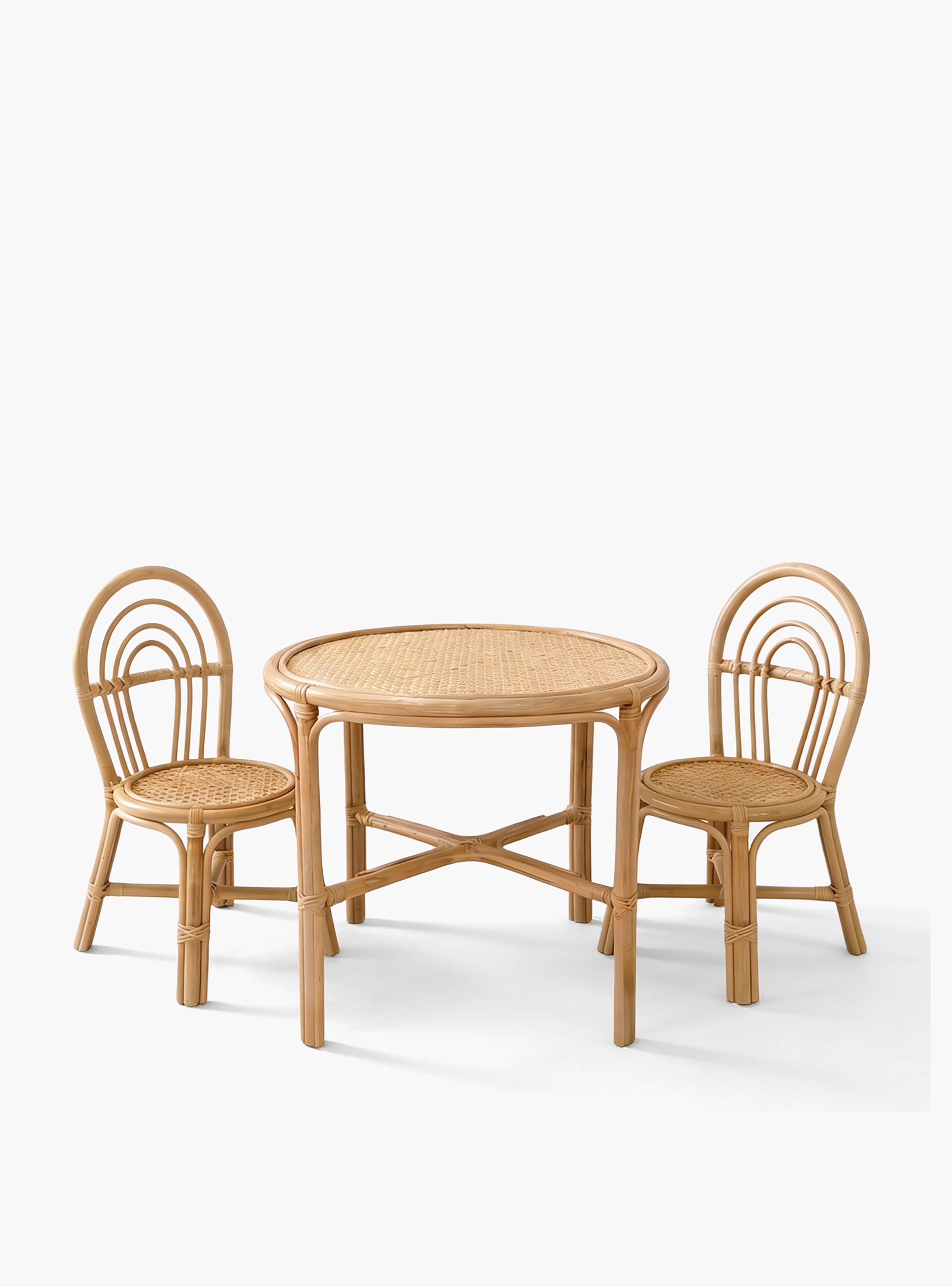 Mesa Infantil Ratan Antonella Natural-3
