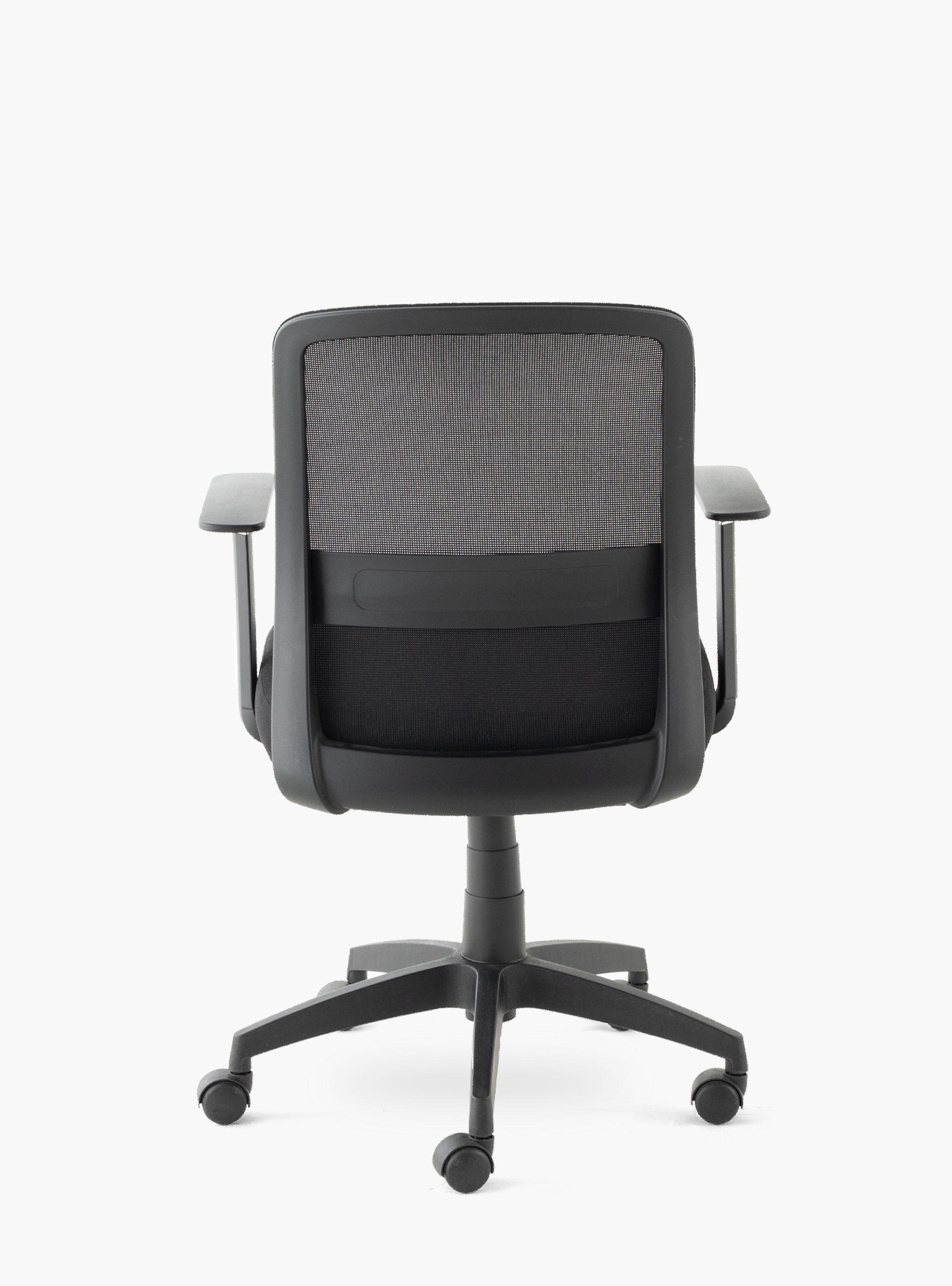 Silla Oficina Mesh Negro-4
