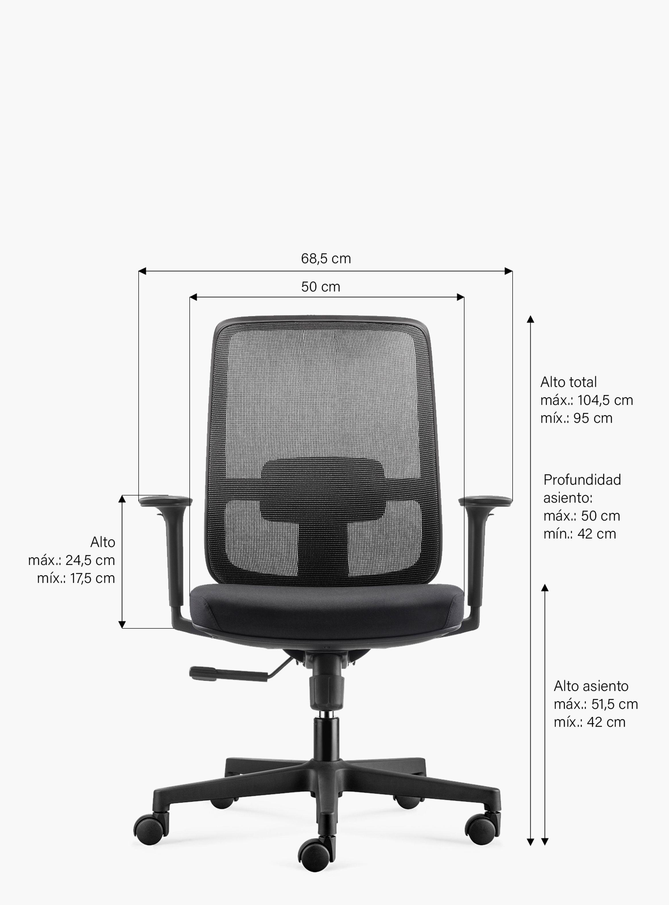 Silla Oficina Ejecutiva Lotto Negro-6