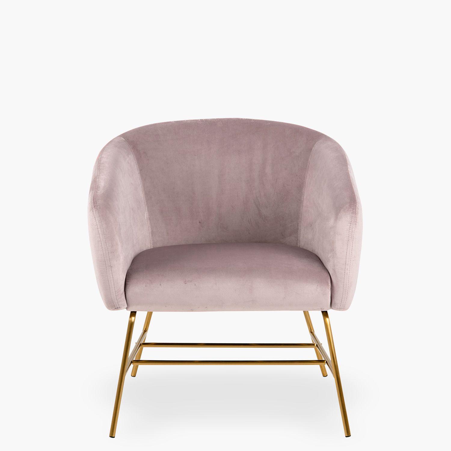 Sitial Terciopelo Ramsey Rosado-0