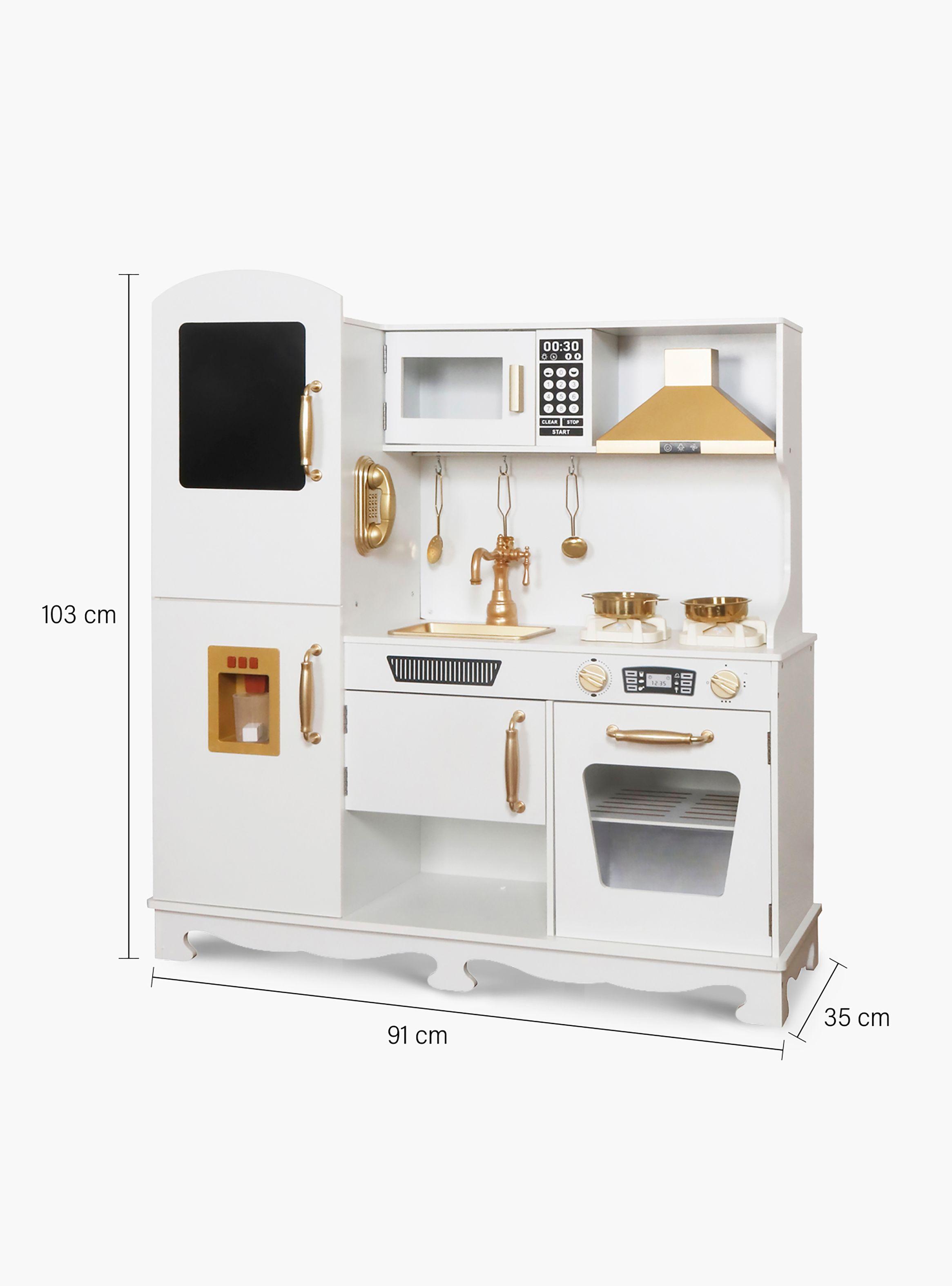Cocina Infantil de Madera Eloisa Blanco-4