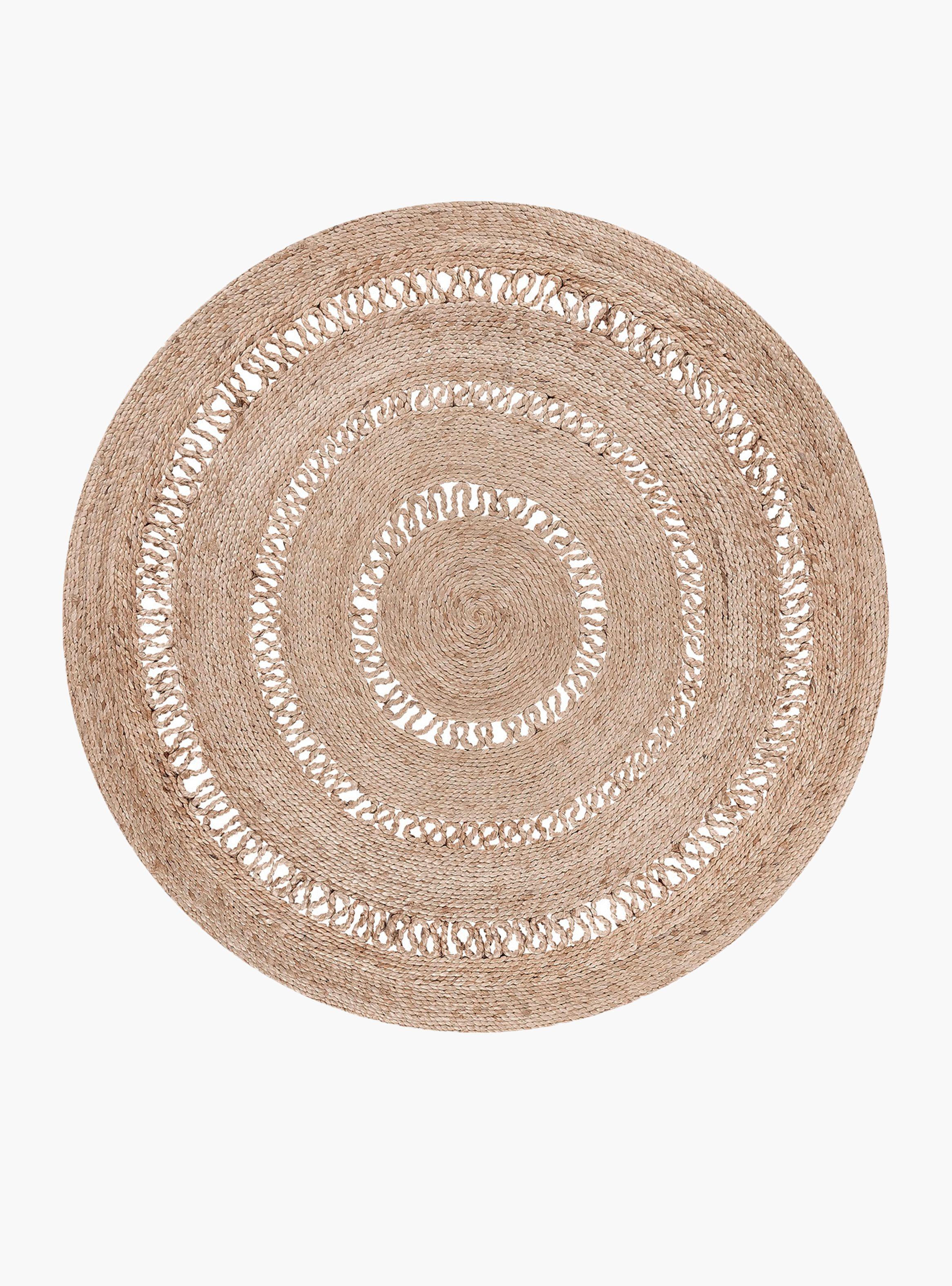 Alfombra Yute Oasis 120⌀ Crudo-5