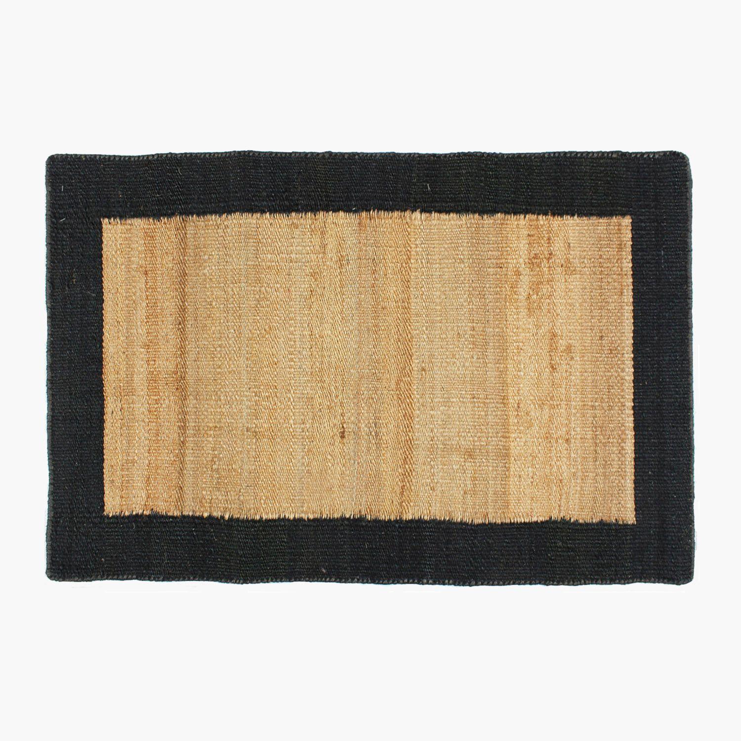 Alfombra Yute Nubia 300x400 Negro-2