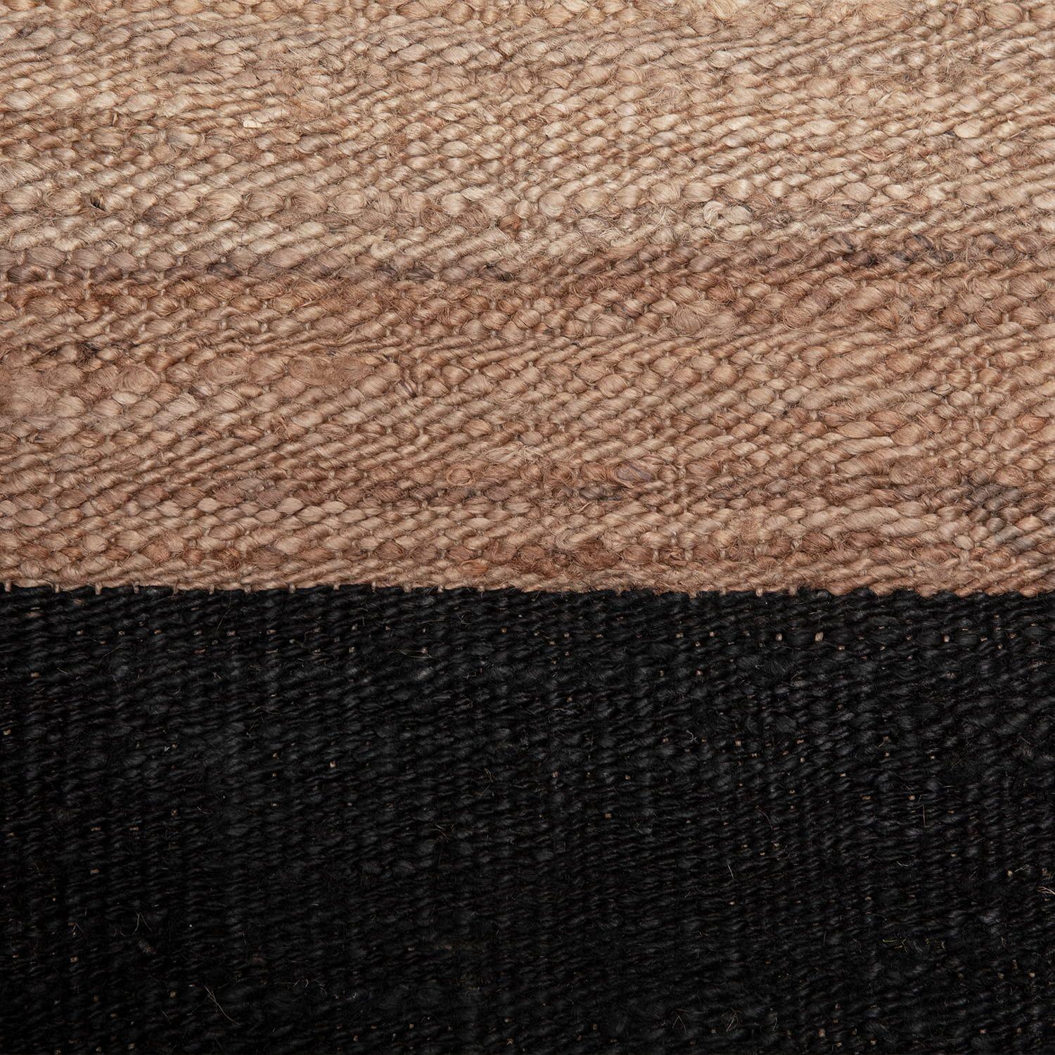 Alfombra Yute Nubia 300x400 Negro-5