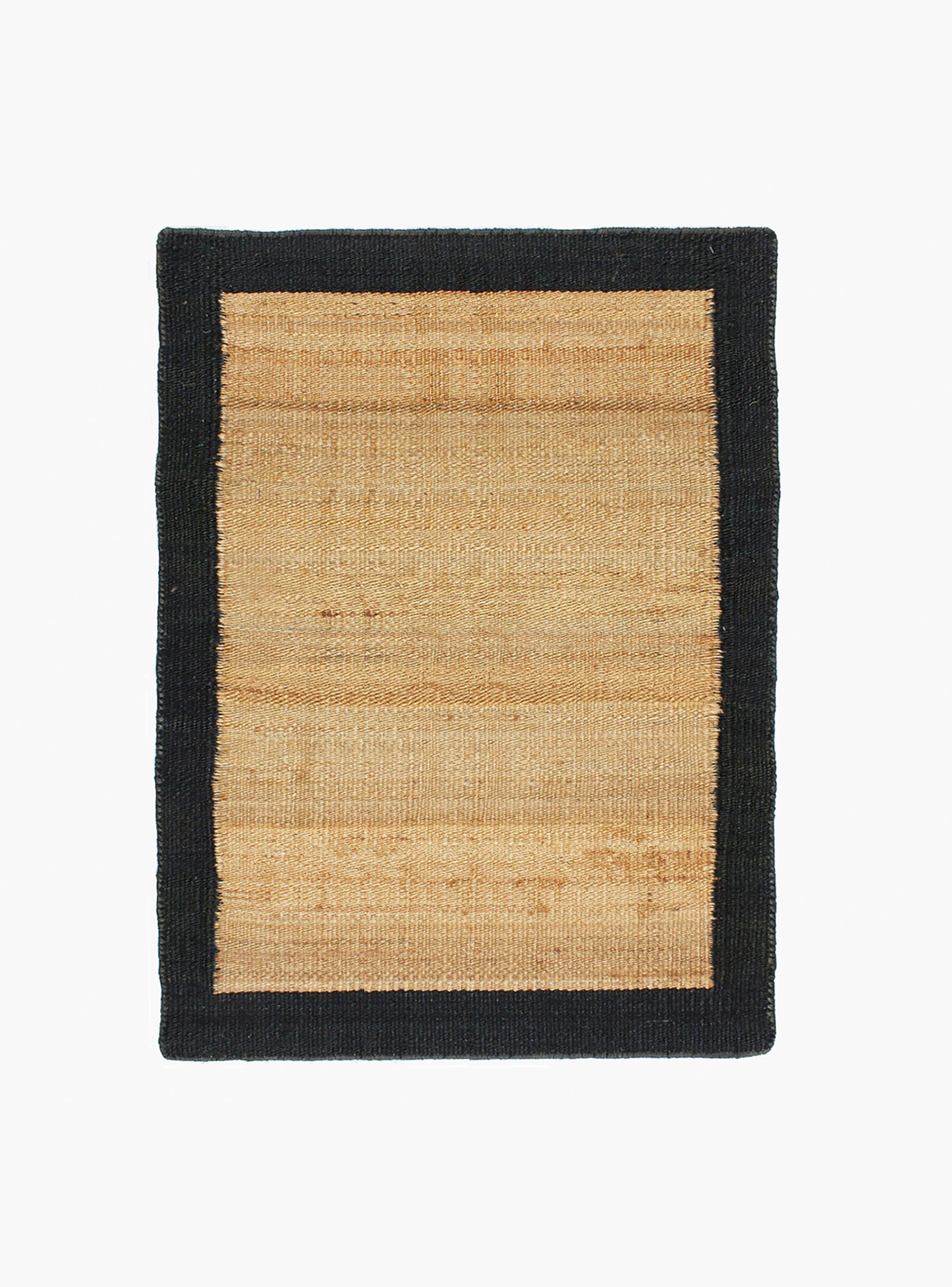Alfombra Yute Nubia 300x400 Negro-0