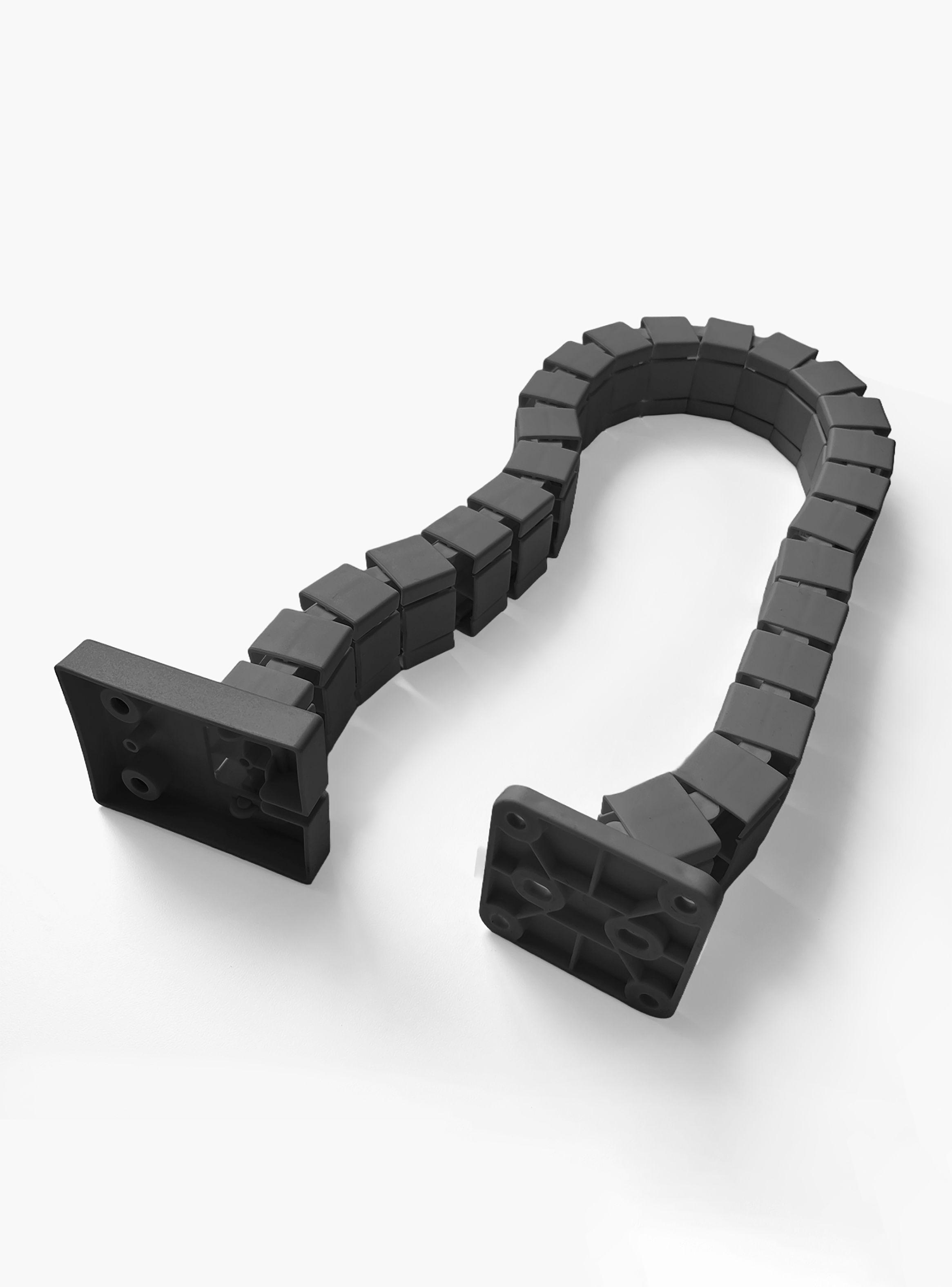 Pasacables Vertebra 130 Negro-3