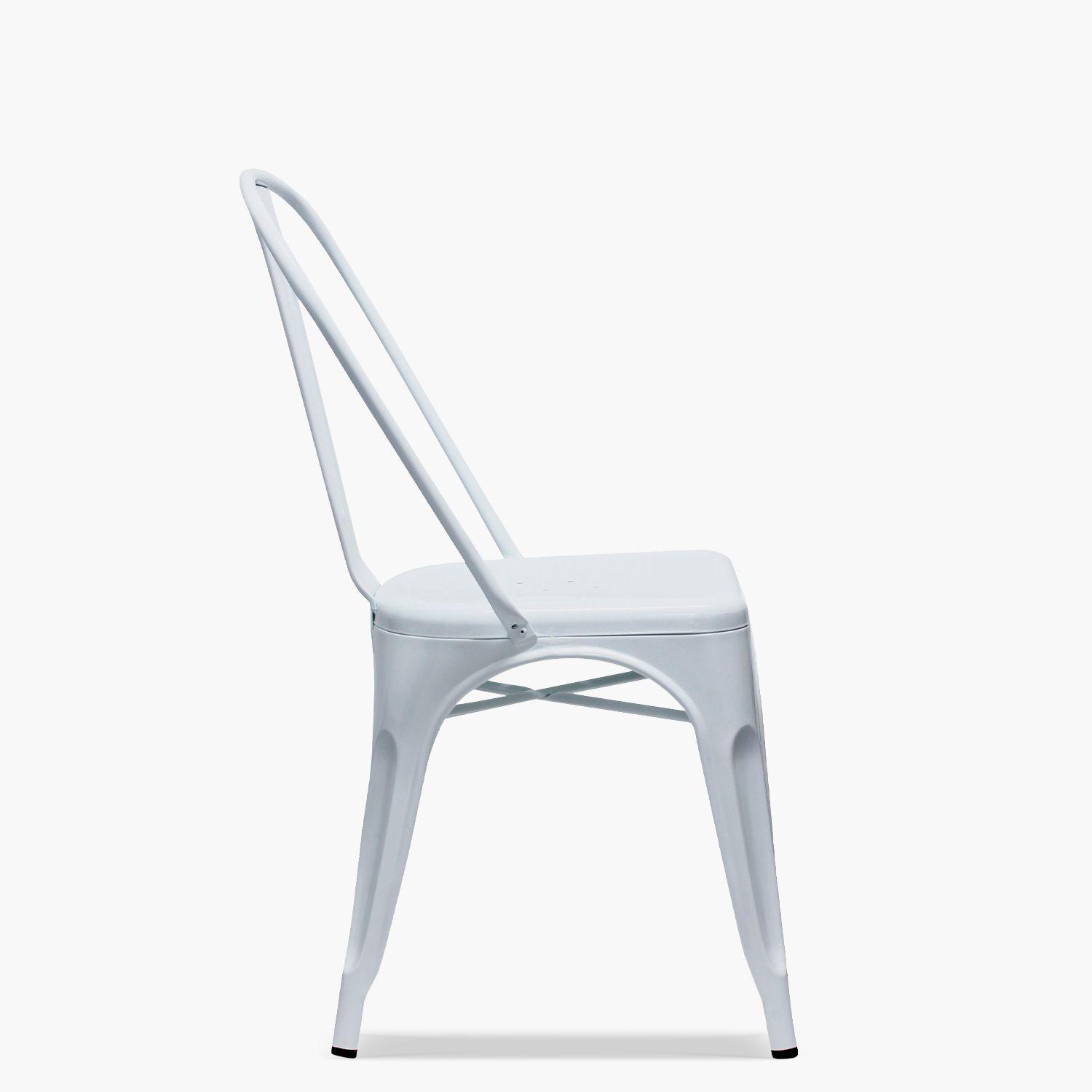 Pack 4 Sillas Tolix Asiento Metal Frosted Blue-3