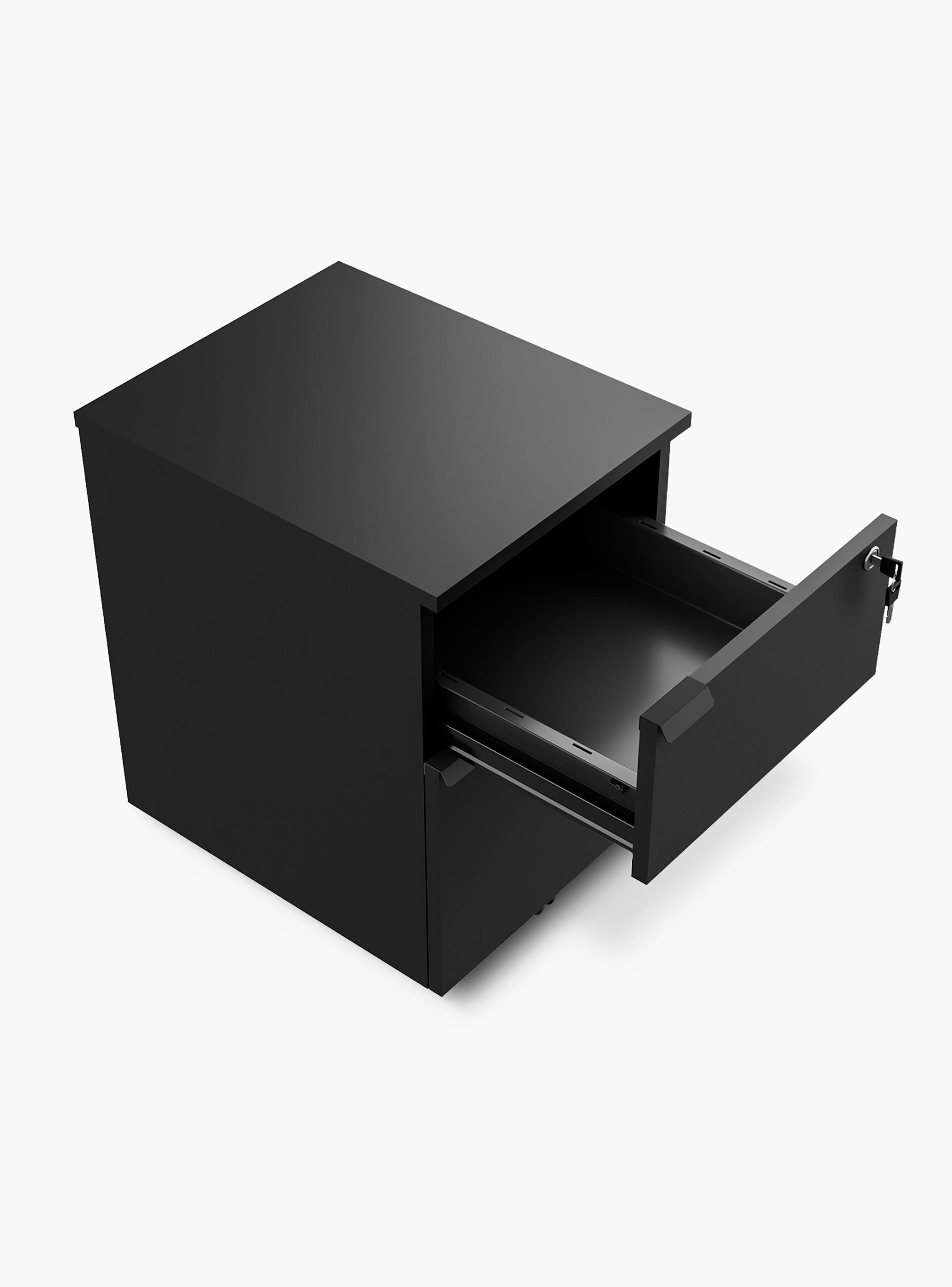 Cajonera Melamina Space BF Negro-2