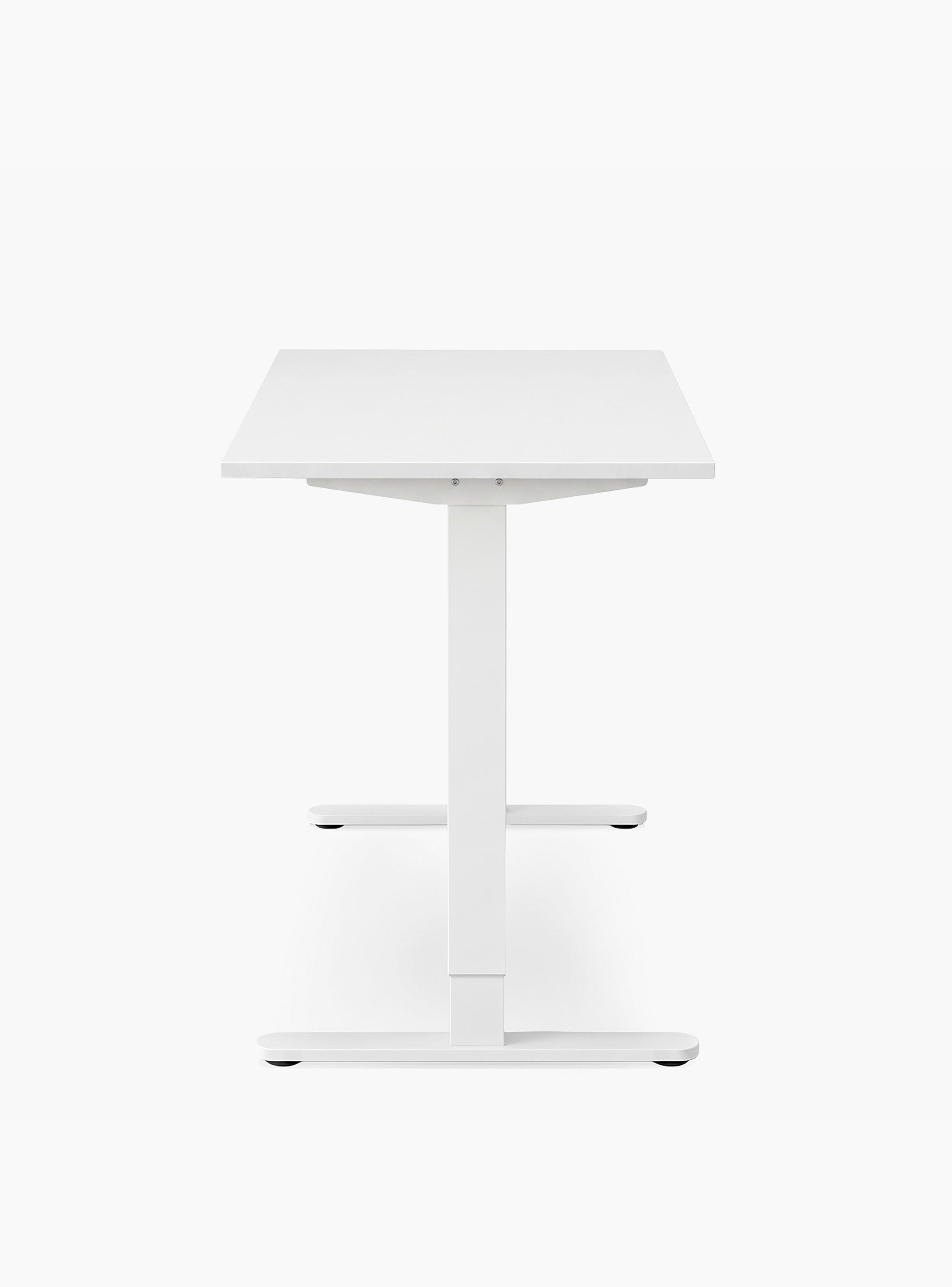 Escritorio Cosmo 120x60 Eléctrico Dual Lite Blanco/Blanco-1