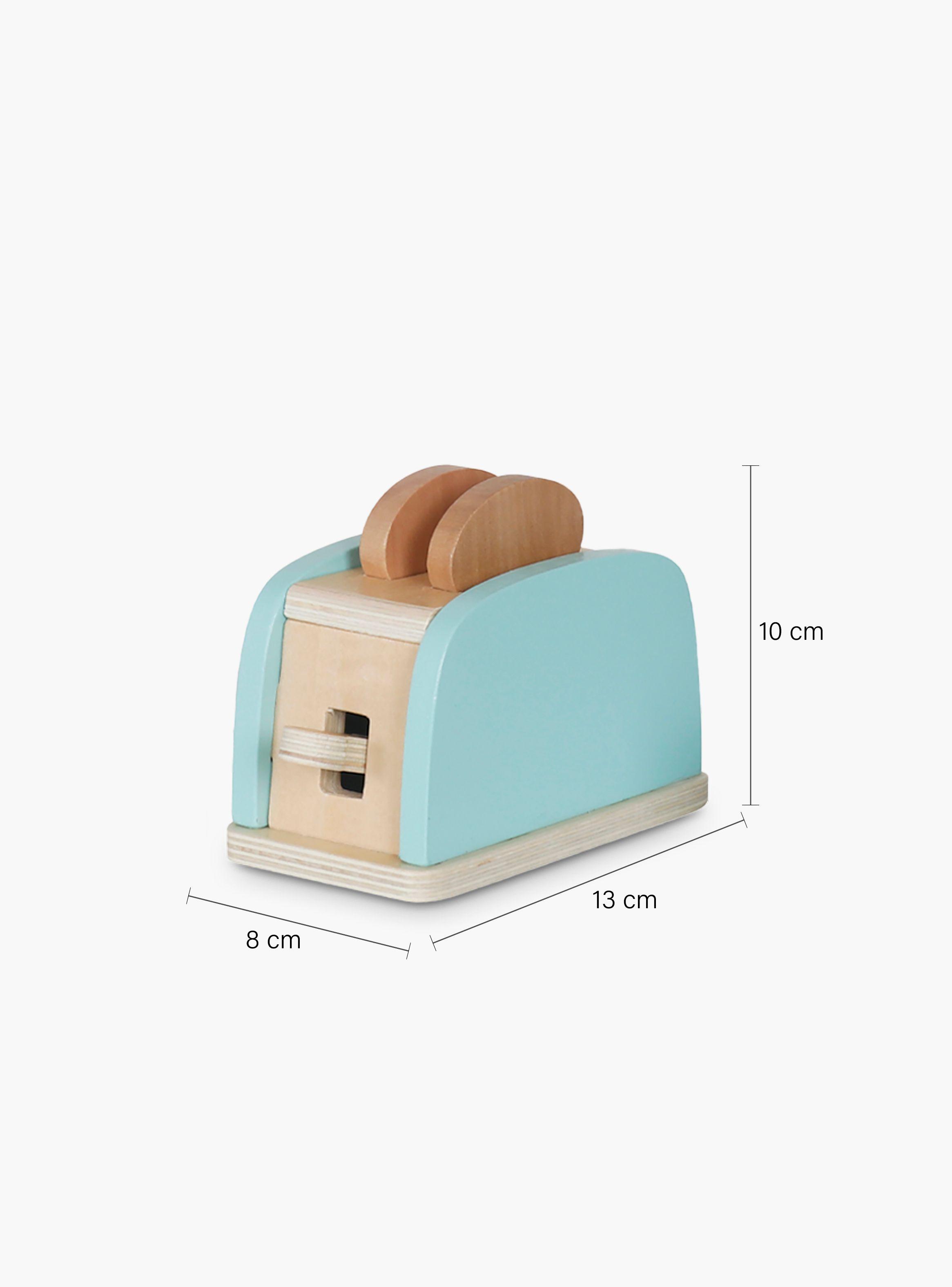 Set de Electrodomésticos Infantiles de Madera Sabrina Turquesa-6