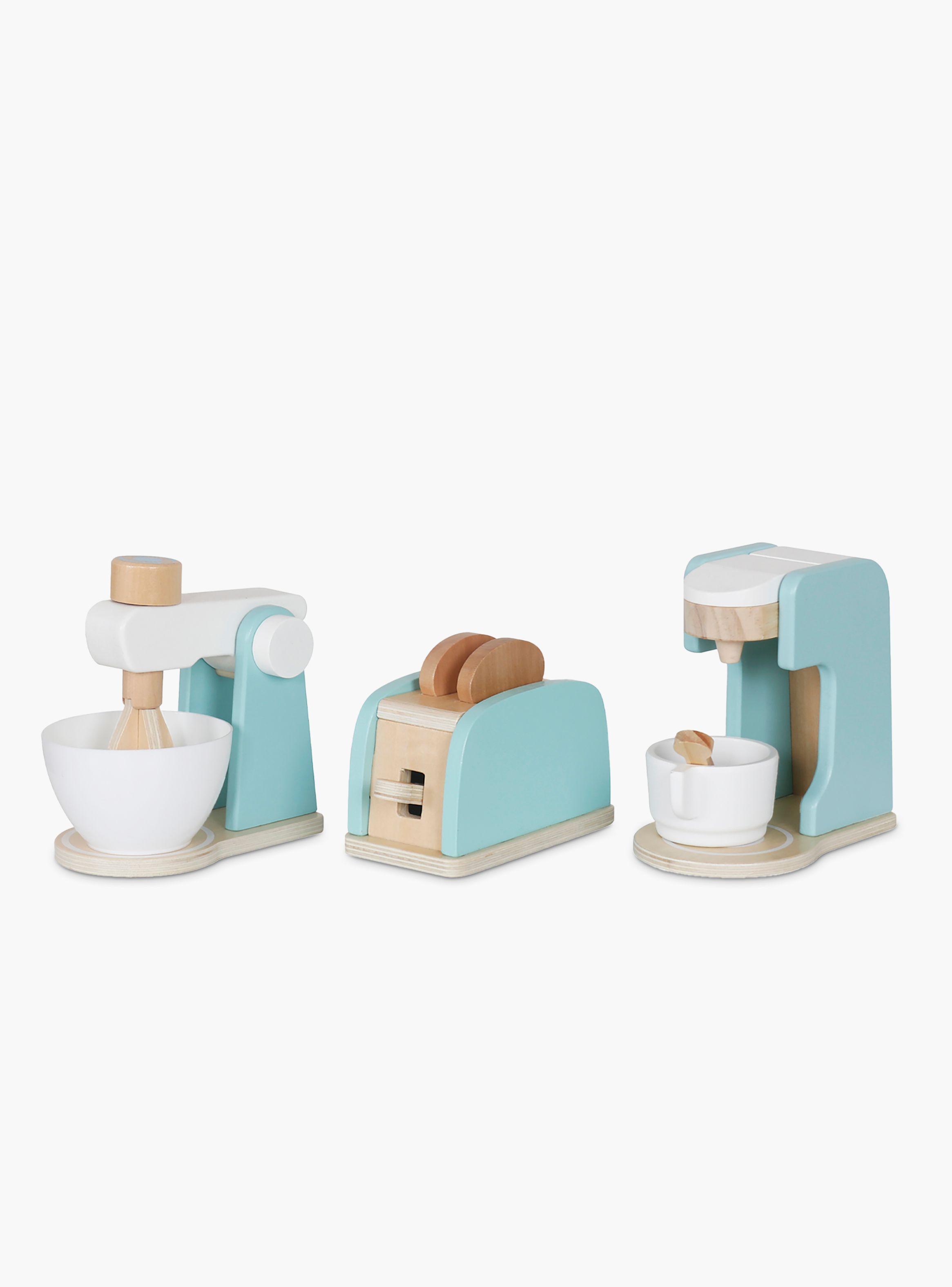 Set de Electrodomésticos Infantiles de Madera Sabrina Turquesa-0