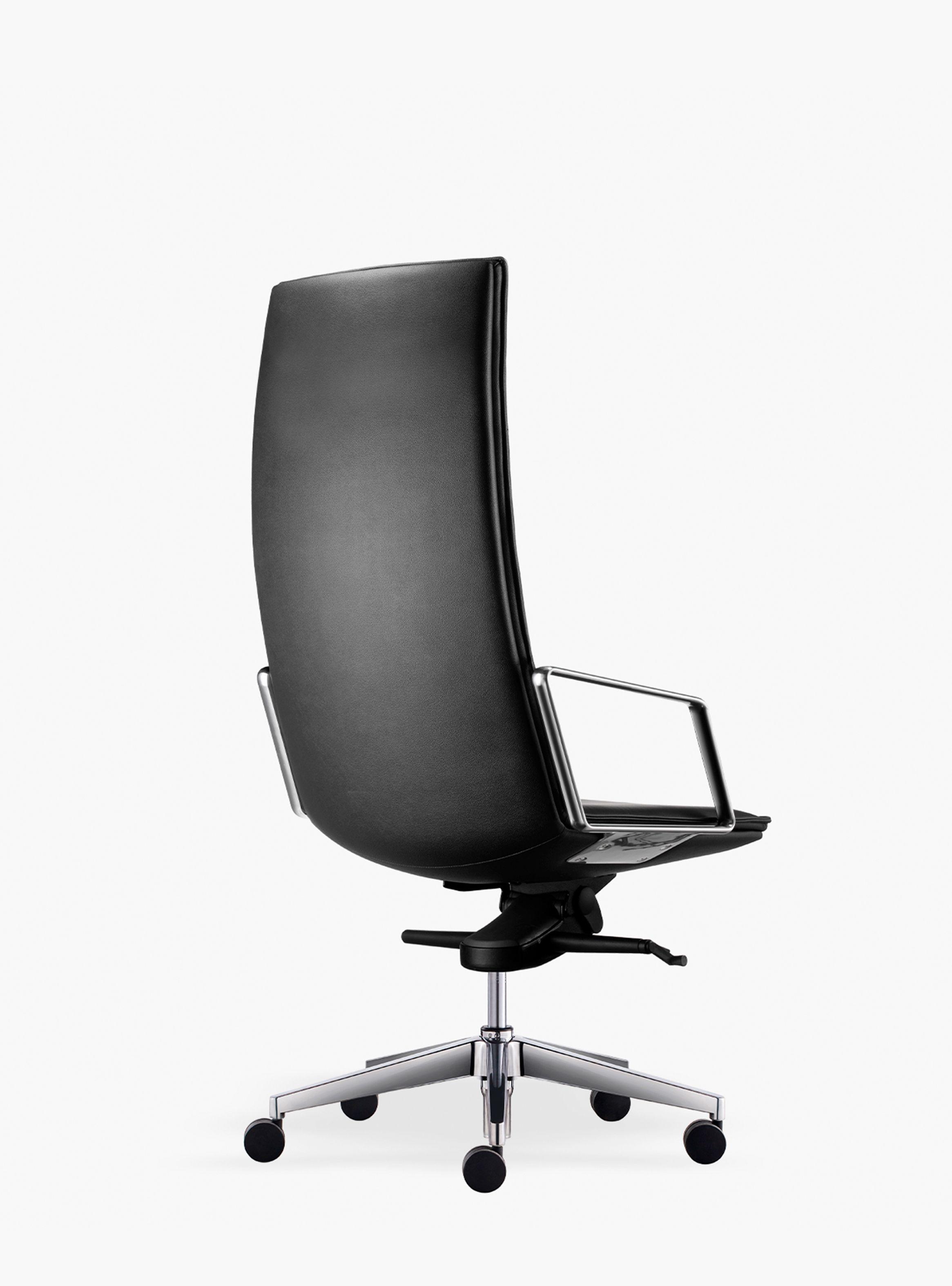 Silla oficina Alek Alta Negro-3