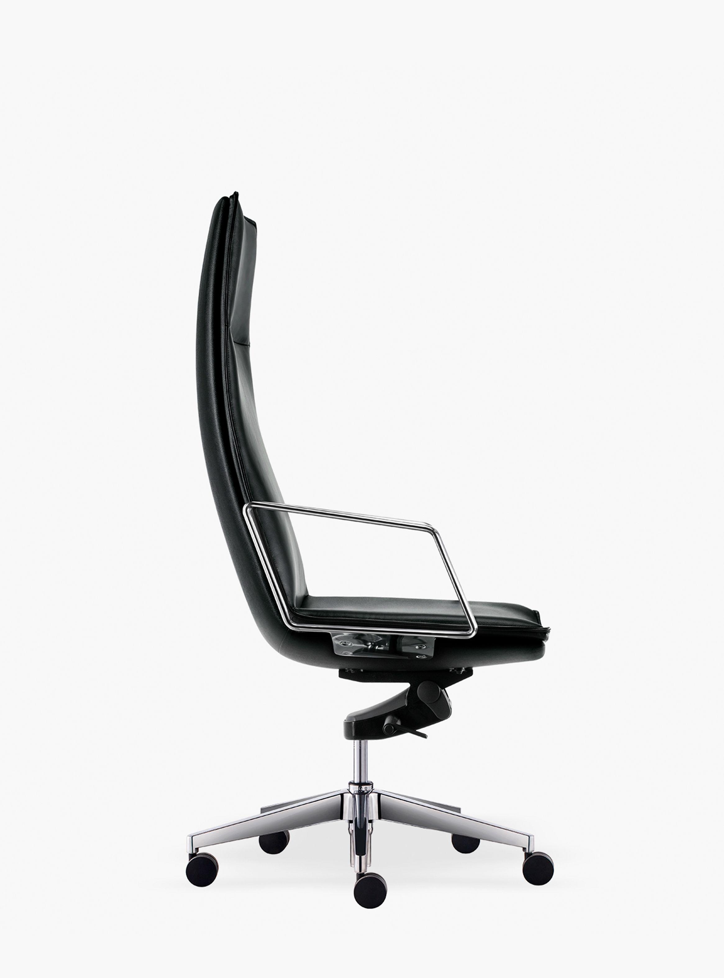 Silla oficina Alek Alta Negro-3