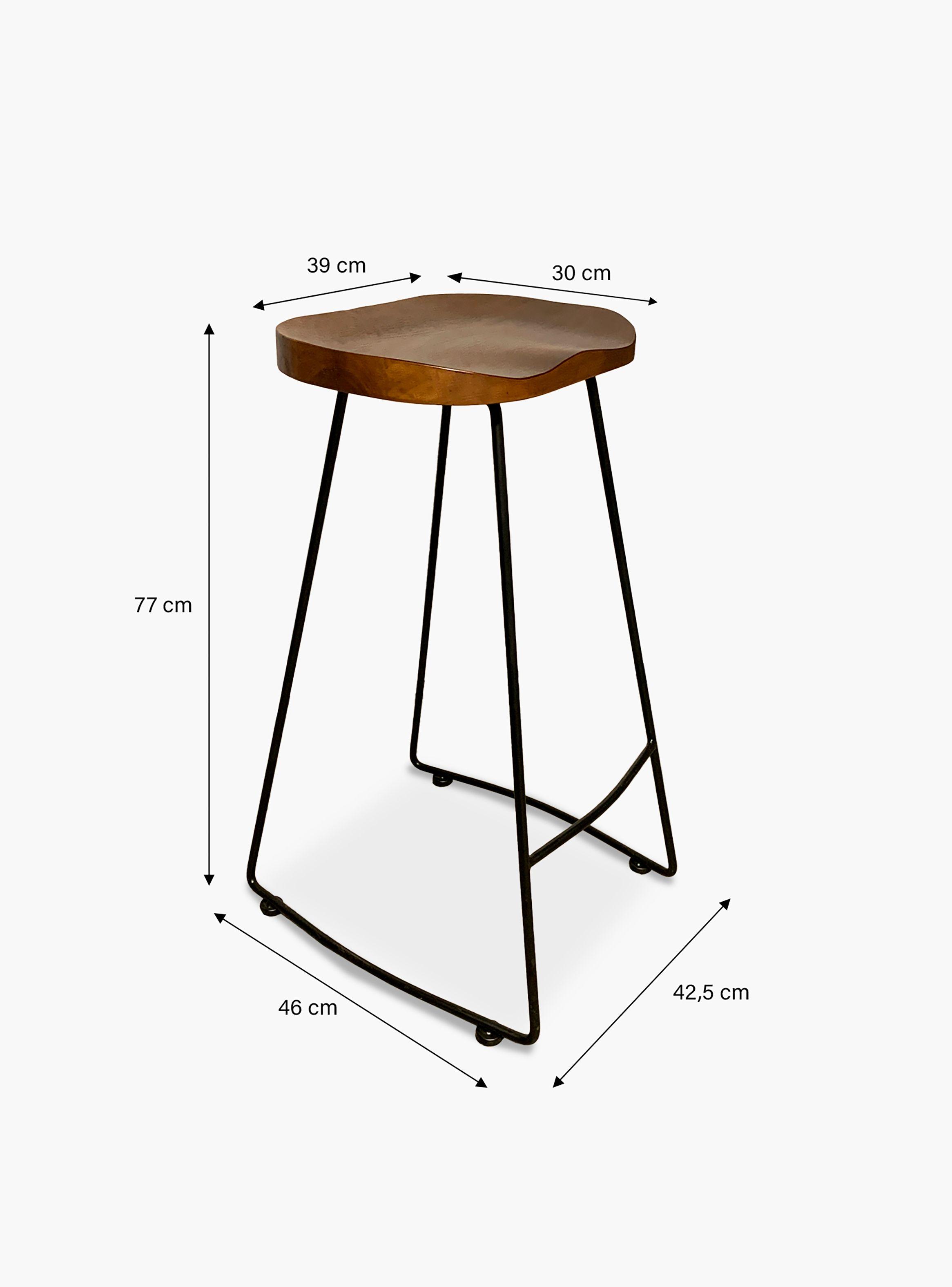 Taburete Alto City Chocolate-4