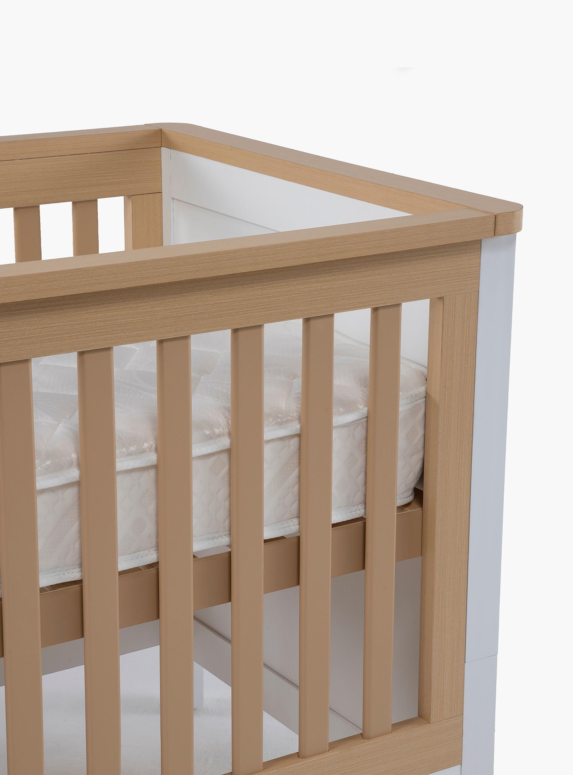 Cuna 3 en 1 Clara Natura/Blanco-7