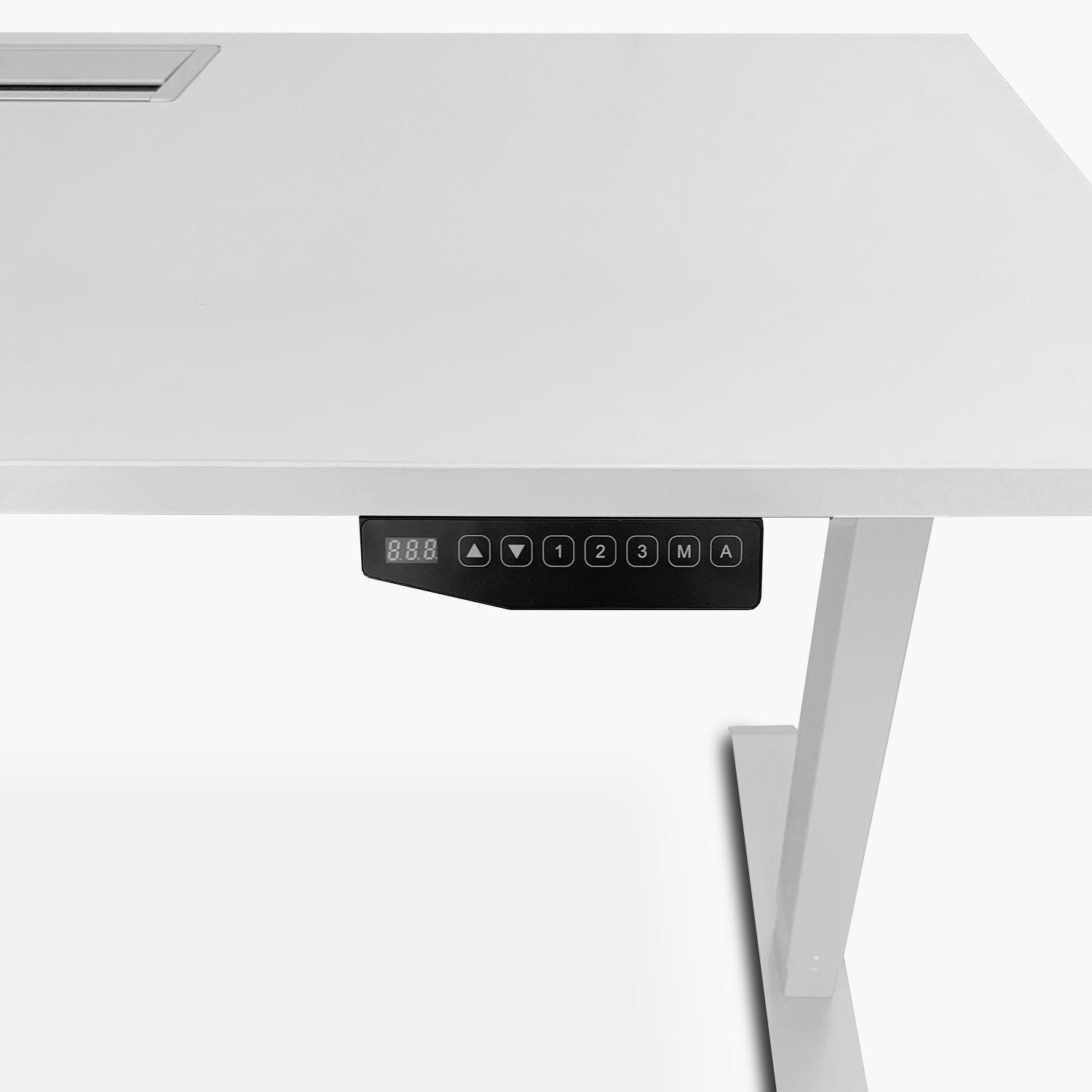 Escritorio Cosmo Eléctrico con Pasacables 160x70-7