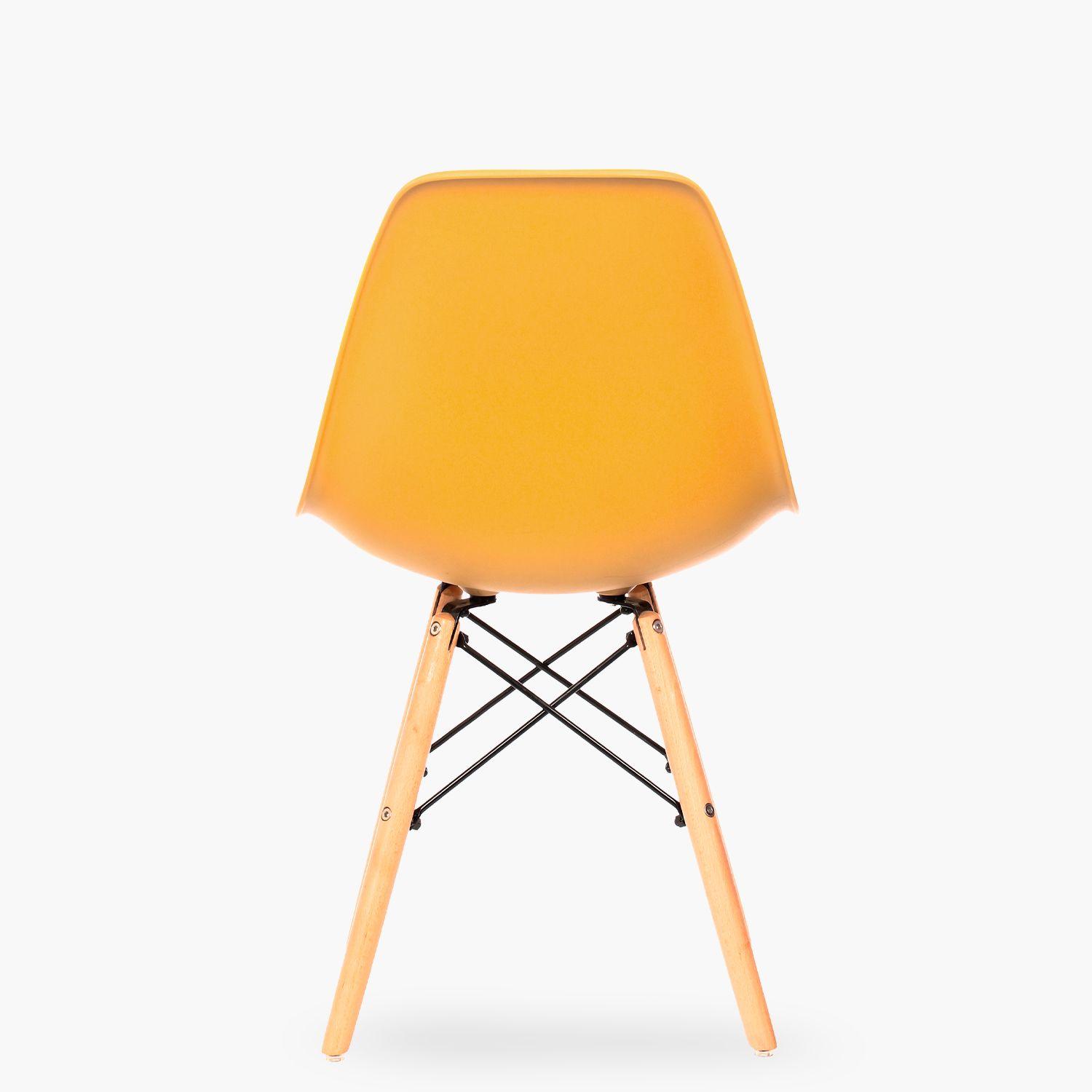 Silla DSW Réplica Eames Mostaza-4