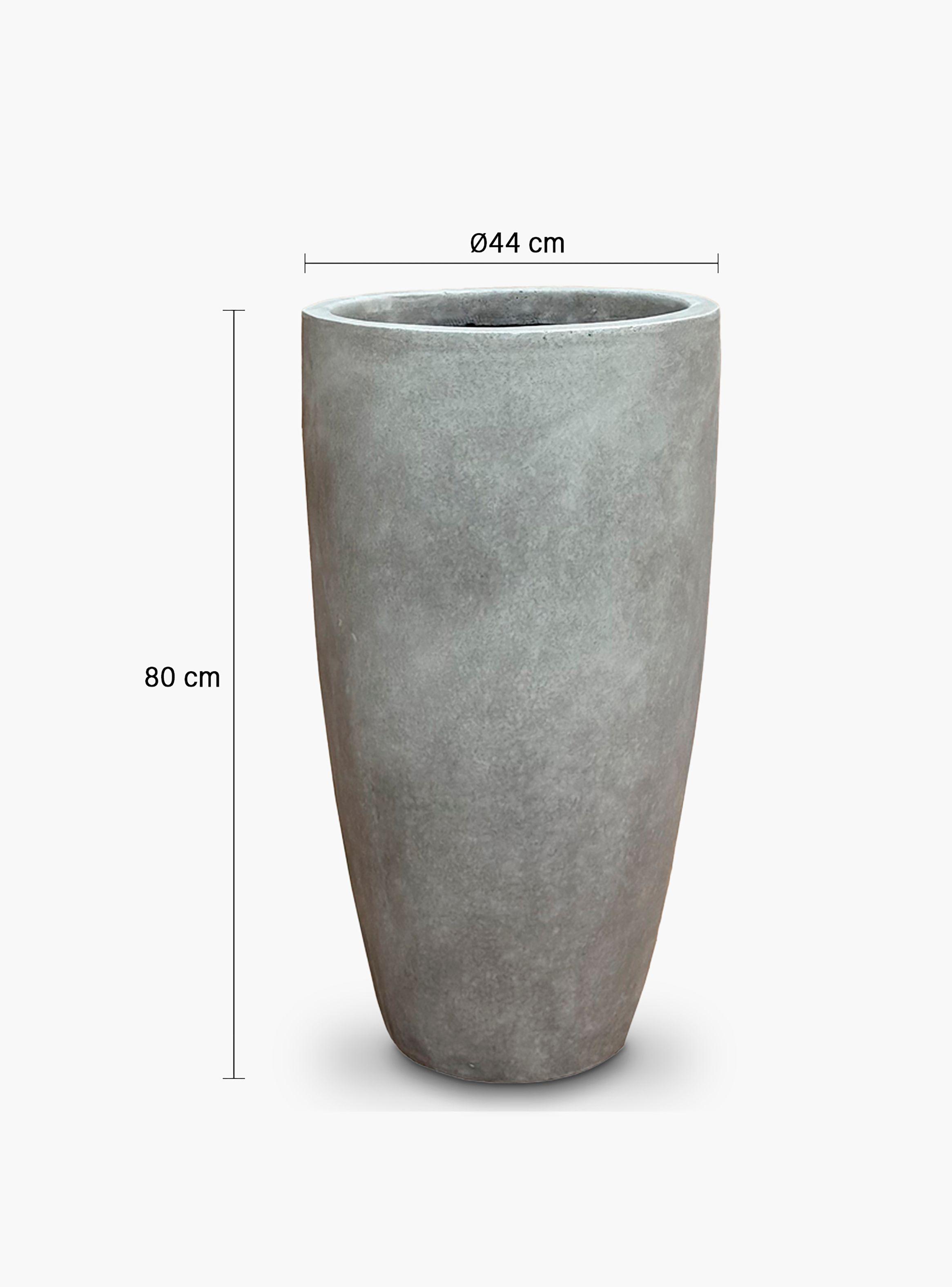 Macetero Lauca 80 Gris-2