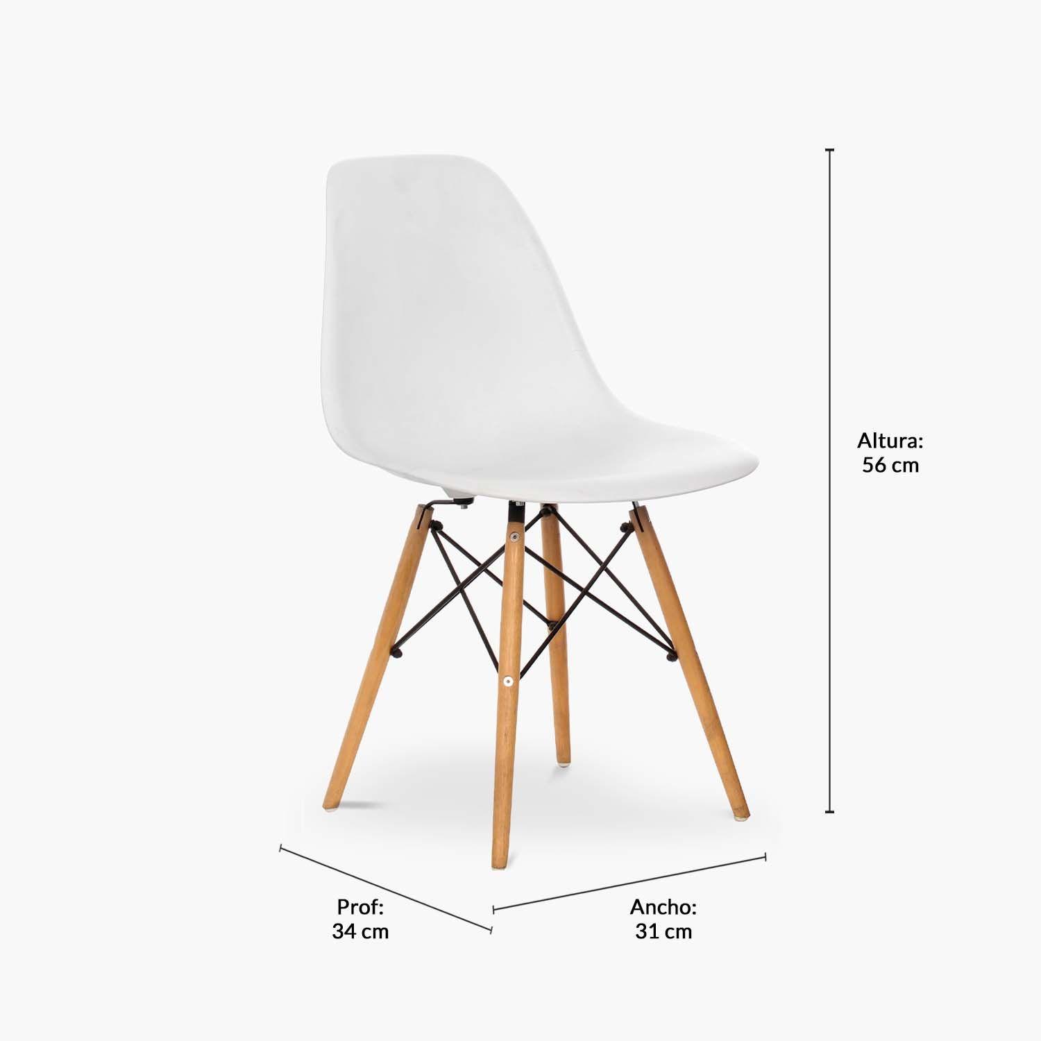 Silla Kids Eames DSW Blanco (Réplica)-8