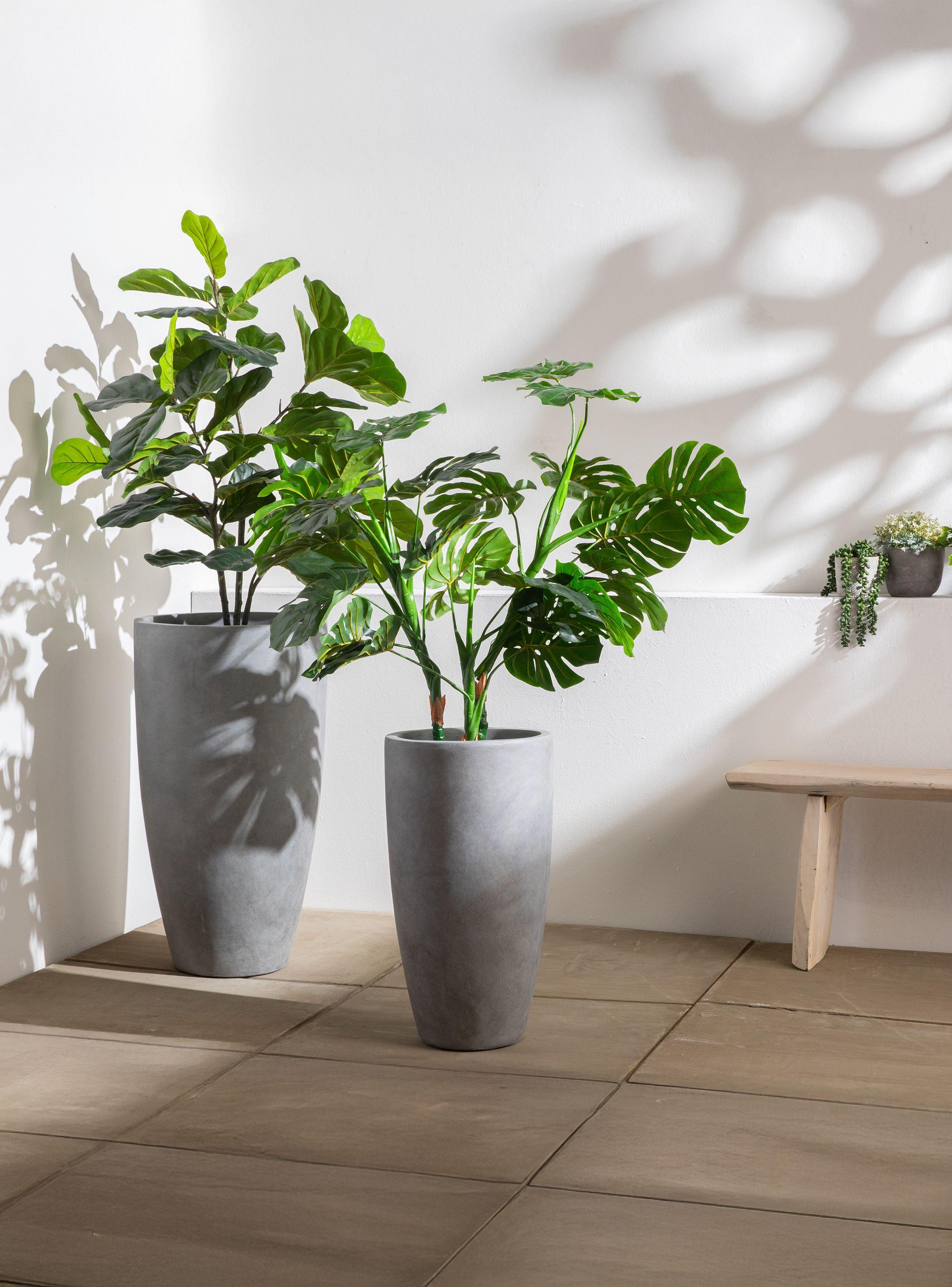 Macetero Lauca 60 Gris-1