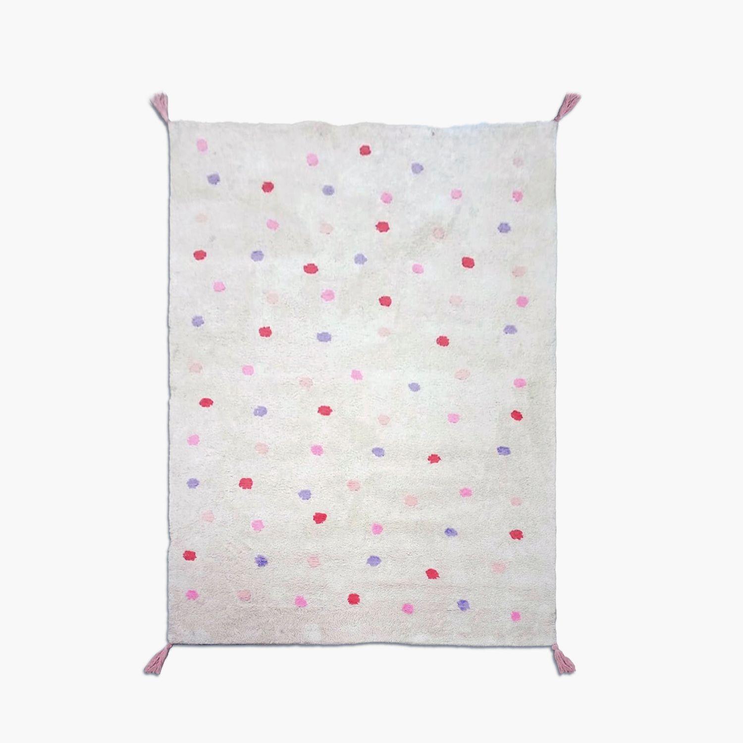 Alfombra Dots 120x160 Rosado-0