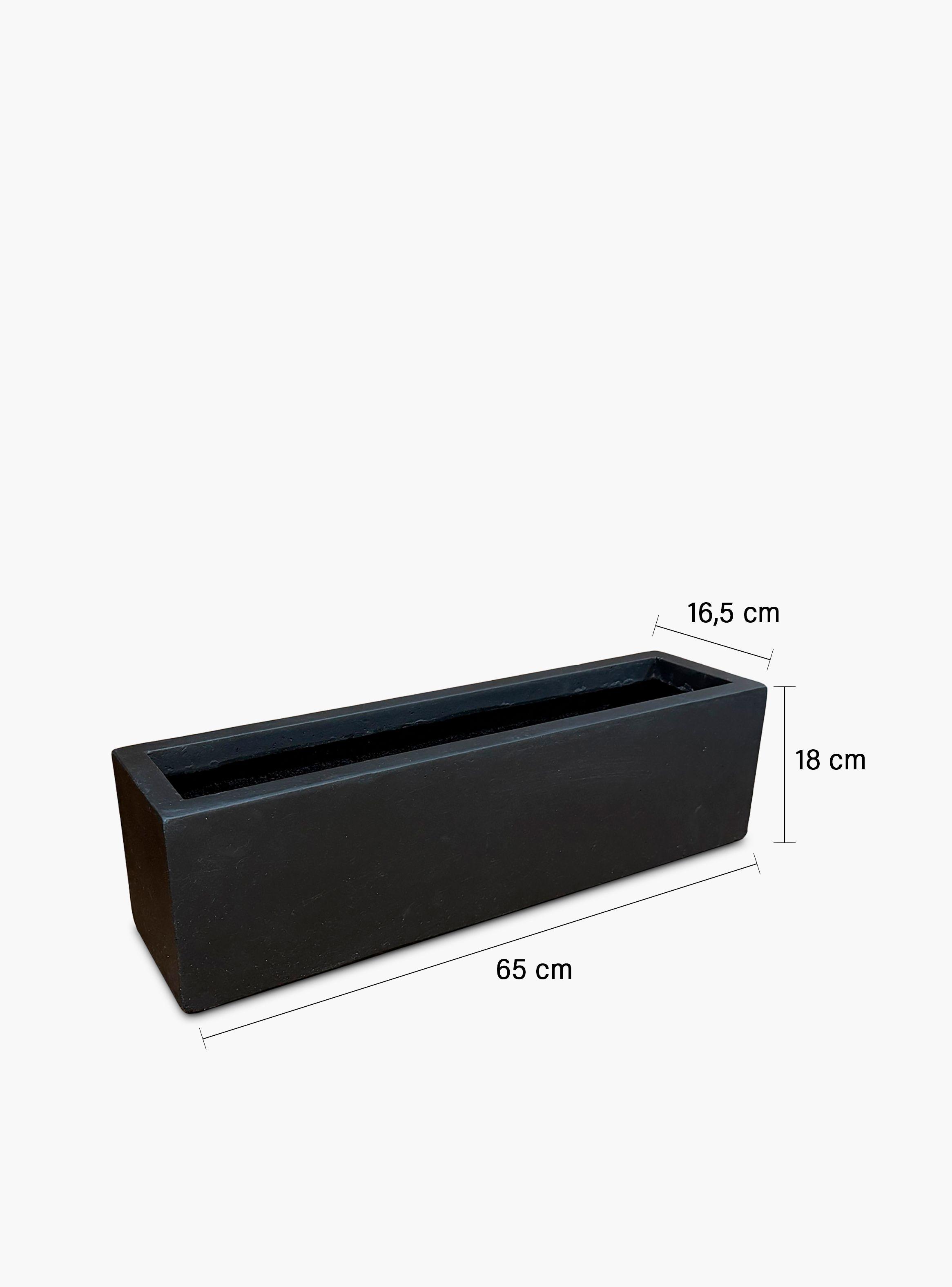 Macetero Patagonia Bajo 18 Negro-2