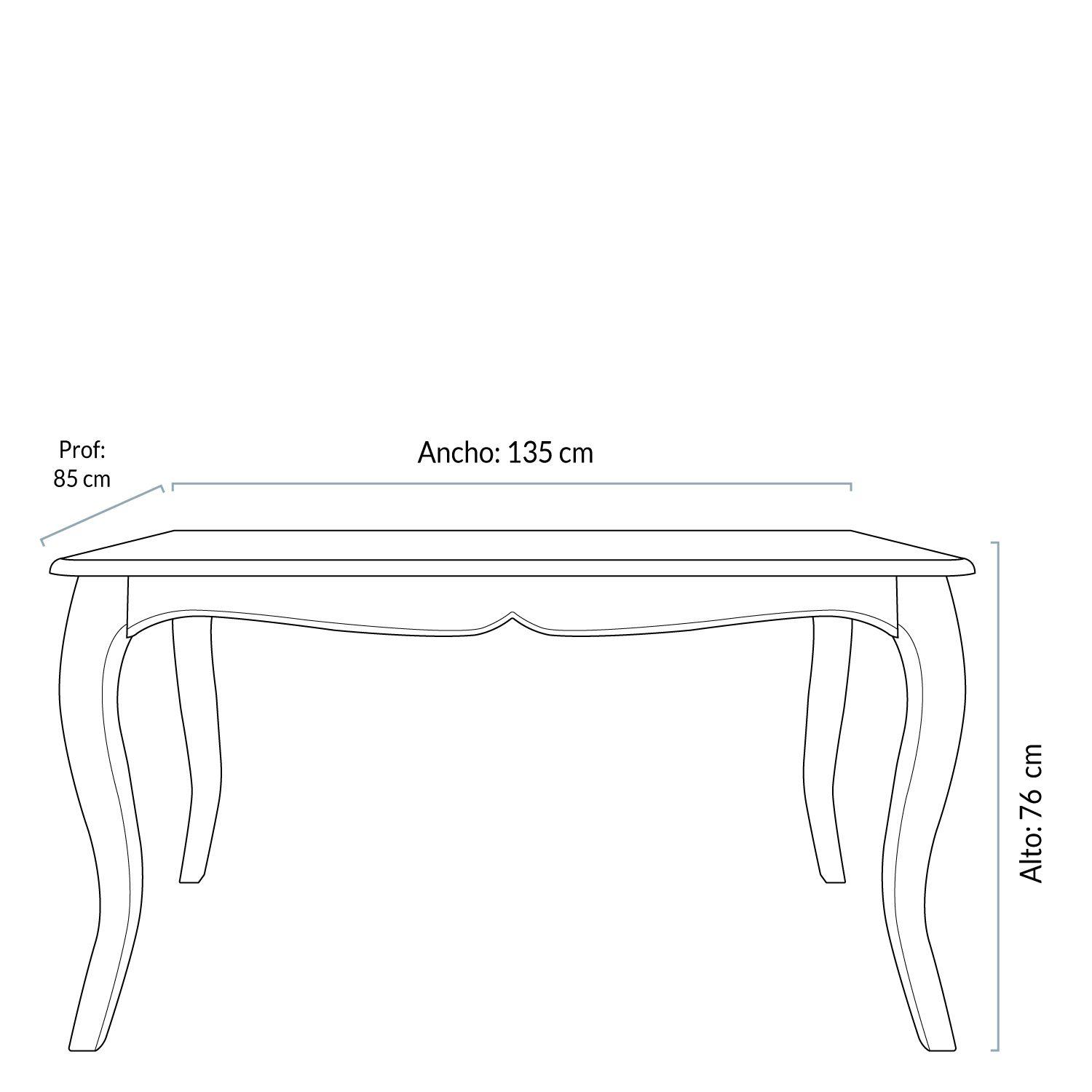Mesa Comedor Olmo Natural 160-6