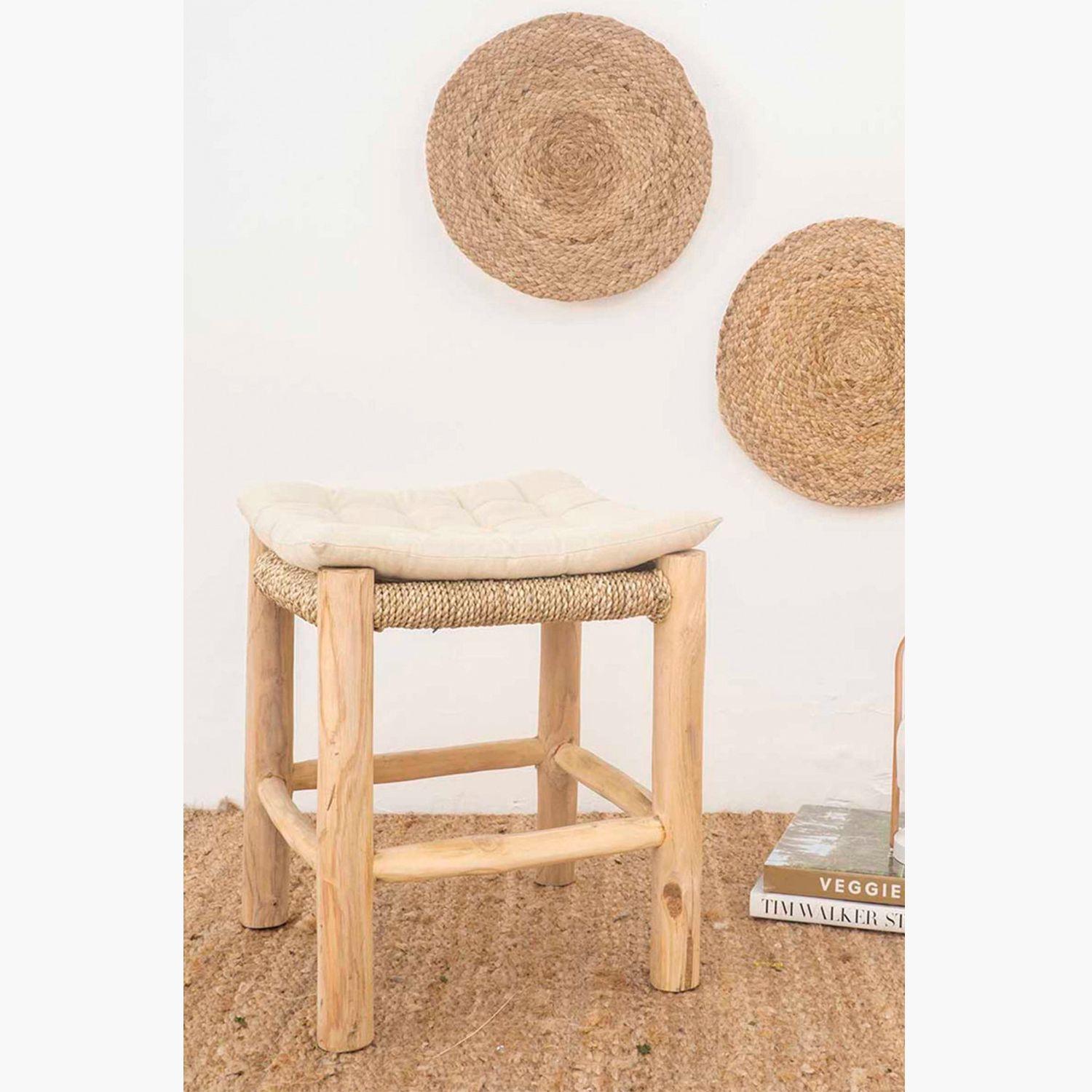 Cojin de Silla Algodón Gavema 40x40 Crudo-1