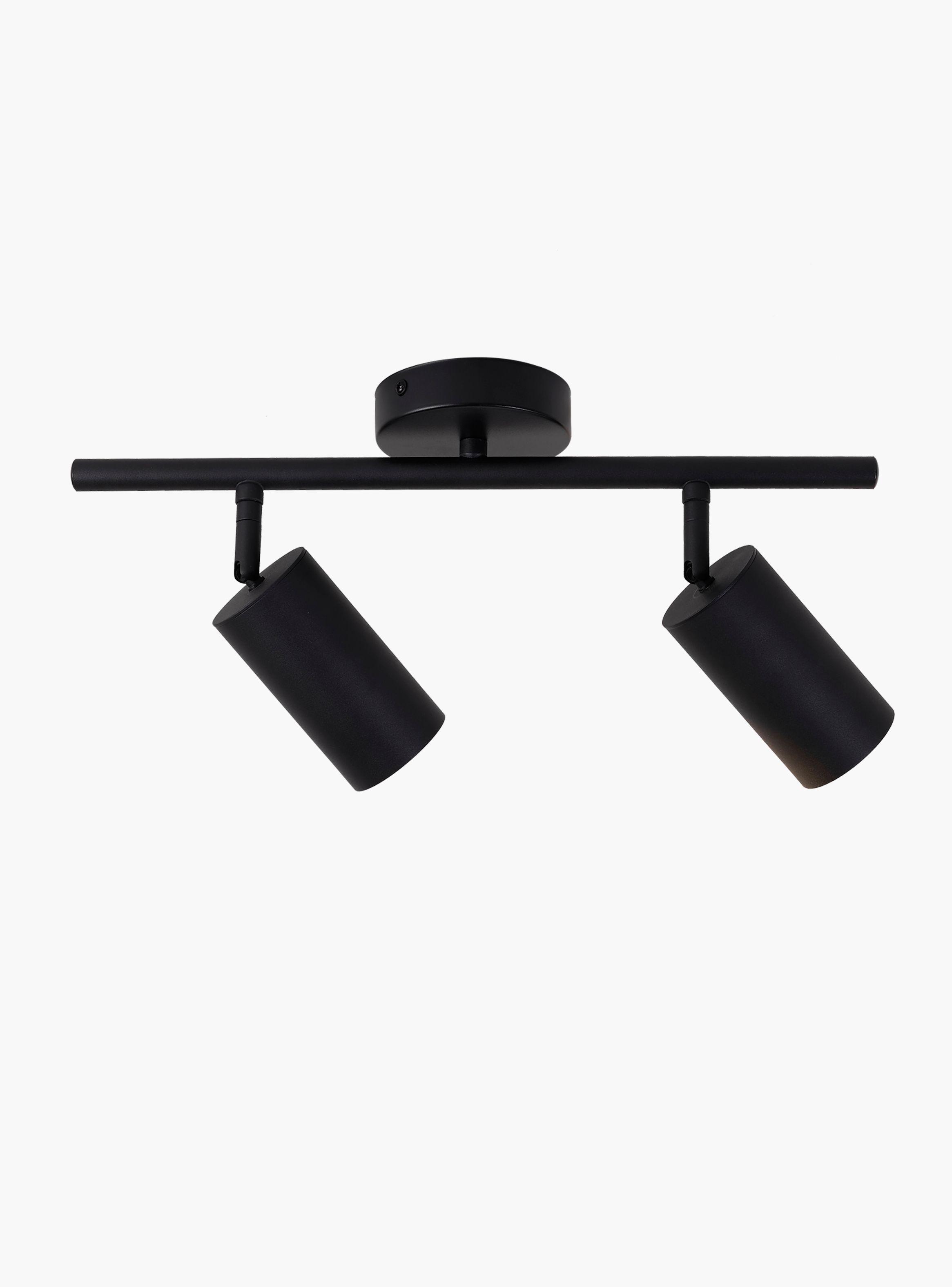 Lámpara de Techo Kelsey x2 Negro-2