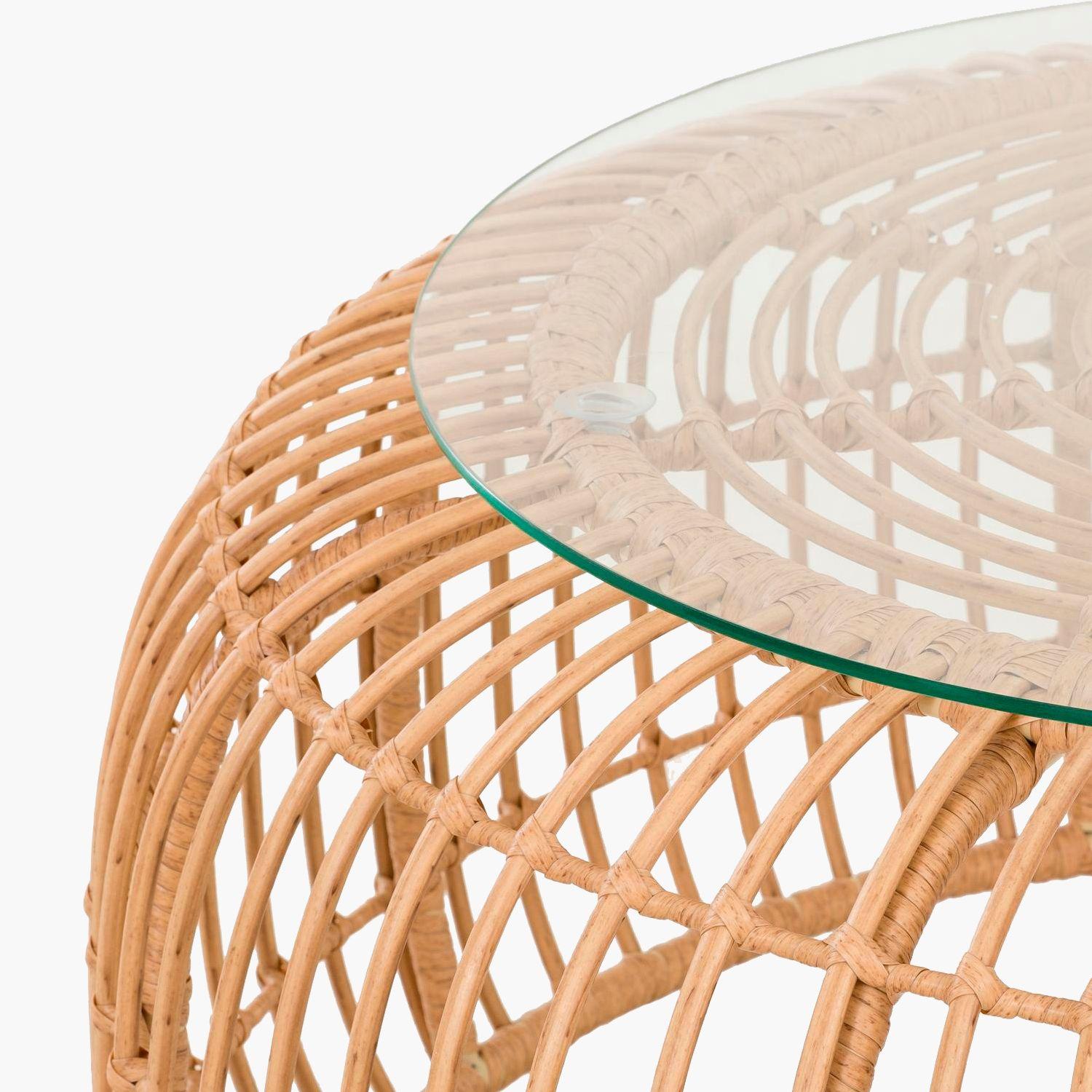 Mesa de centro ratan sintetico Creta-4