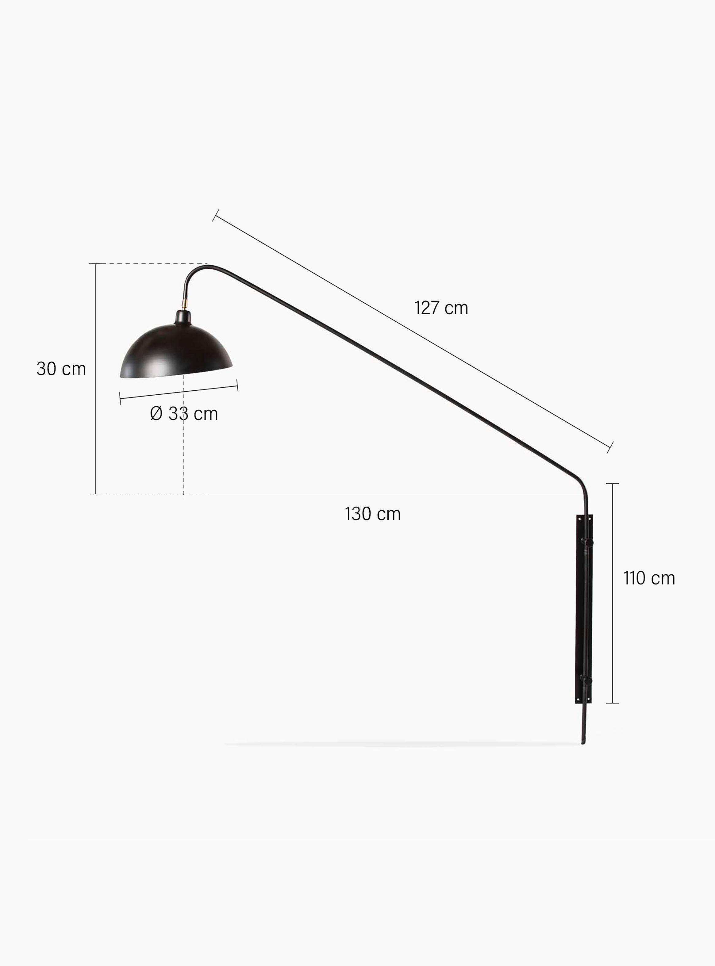 Lámpara de Pared Bihar Negro-3
