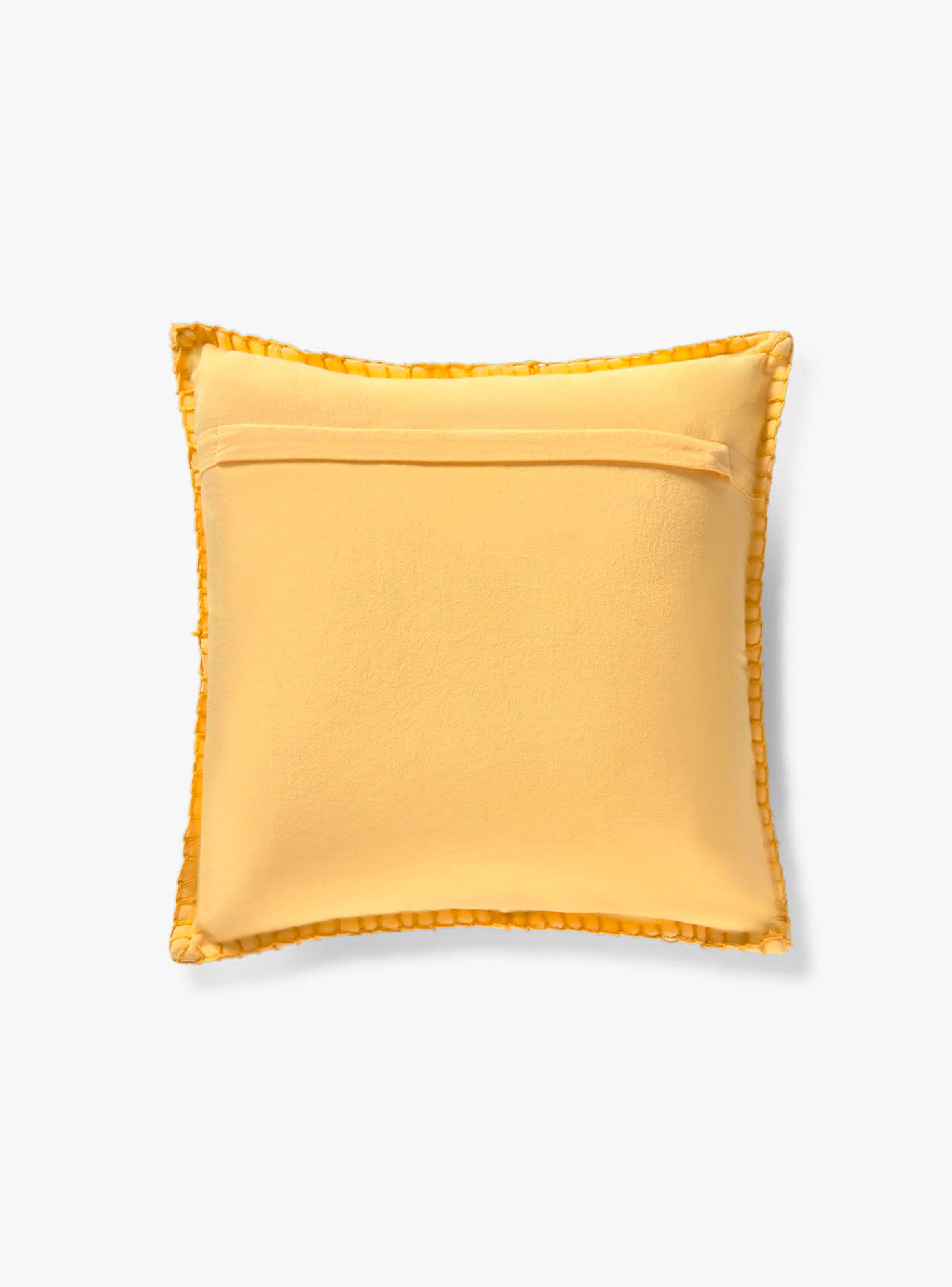 Funda Cojín Asana Amarillo 45x45-2