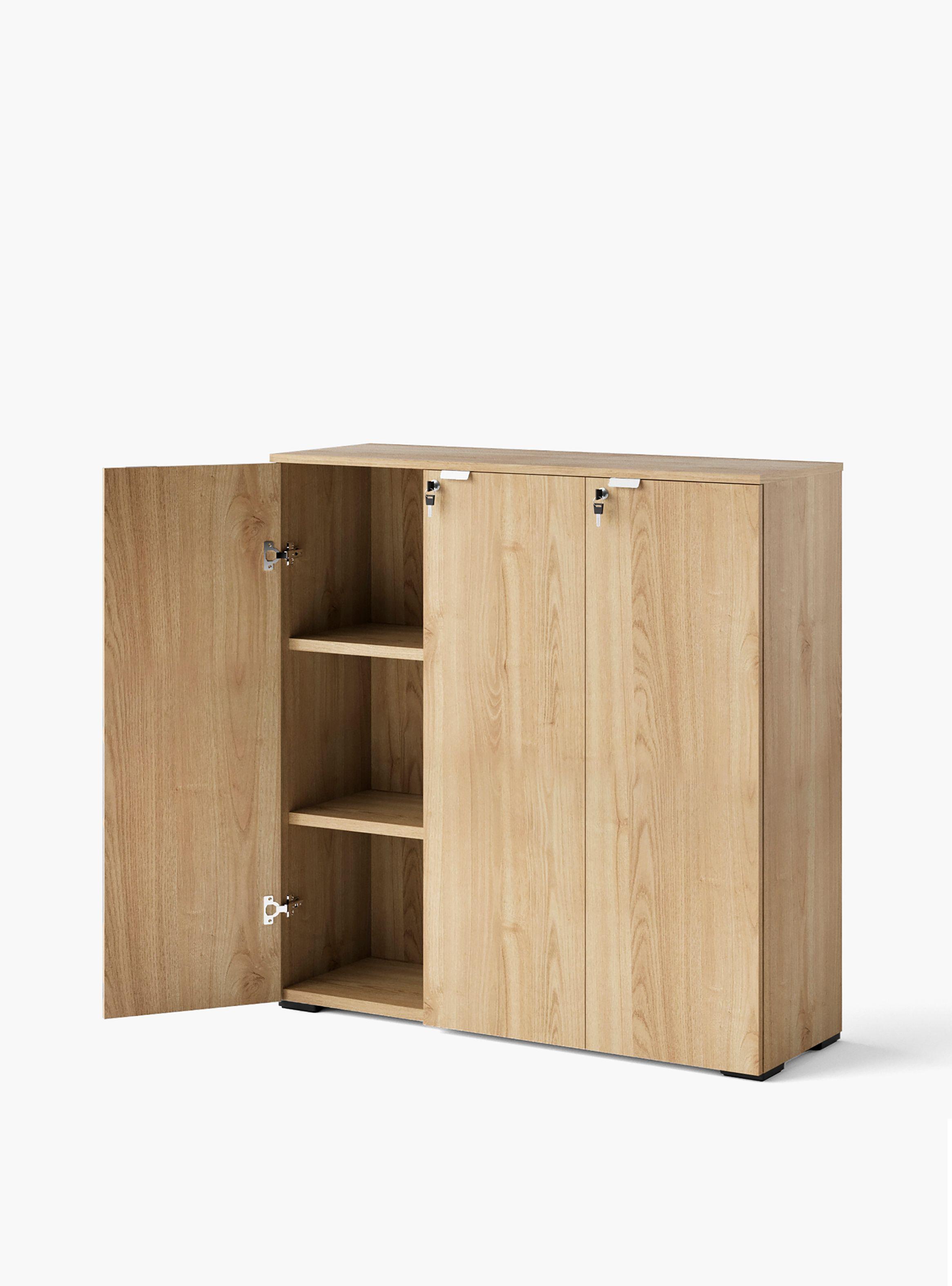 Gabinete Oficina Medio Space 3 puertas 120 Natura-2
