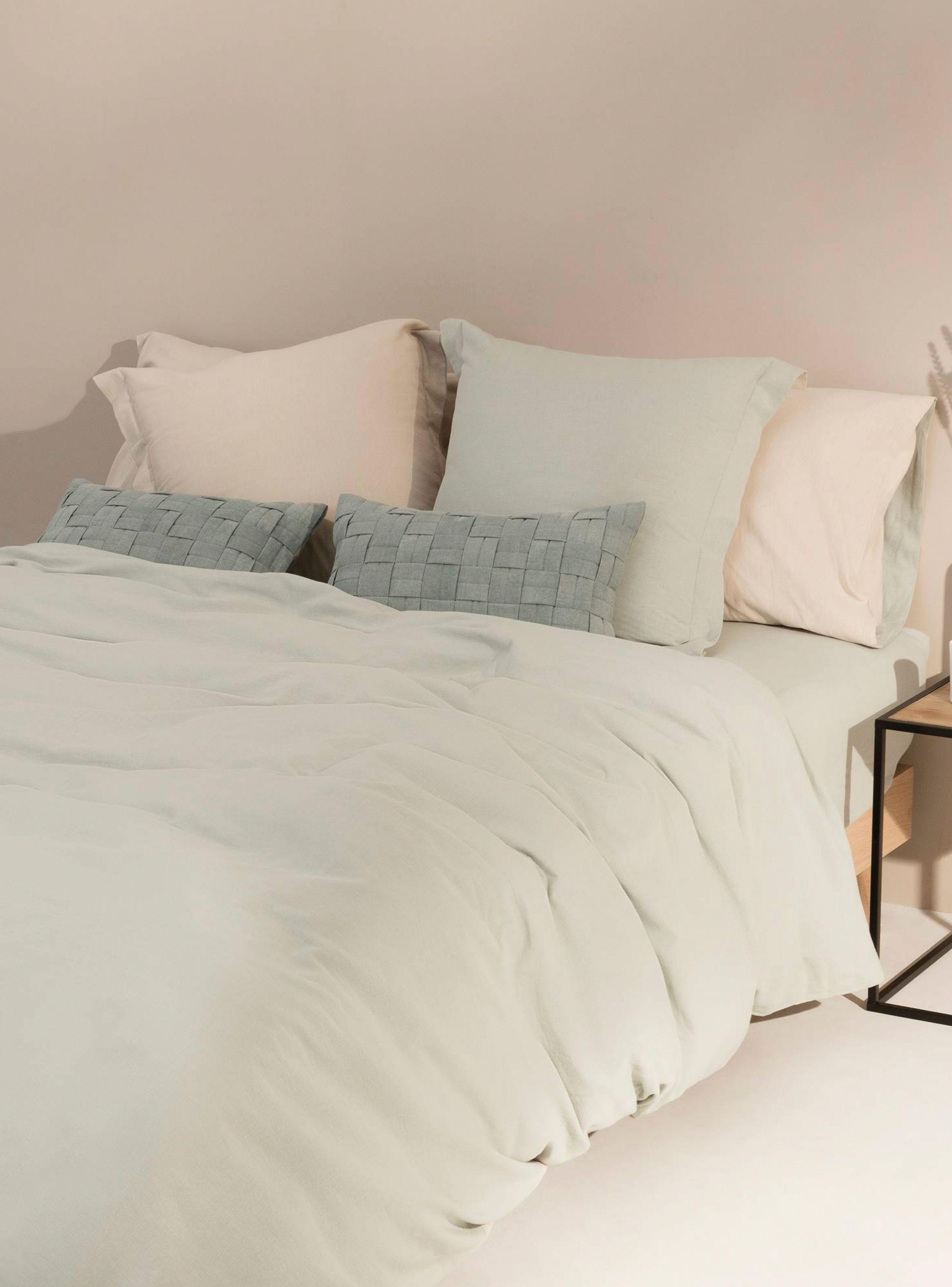 Funda Plumón Linlov 240x260 Menta (Cama Queen o King)-6