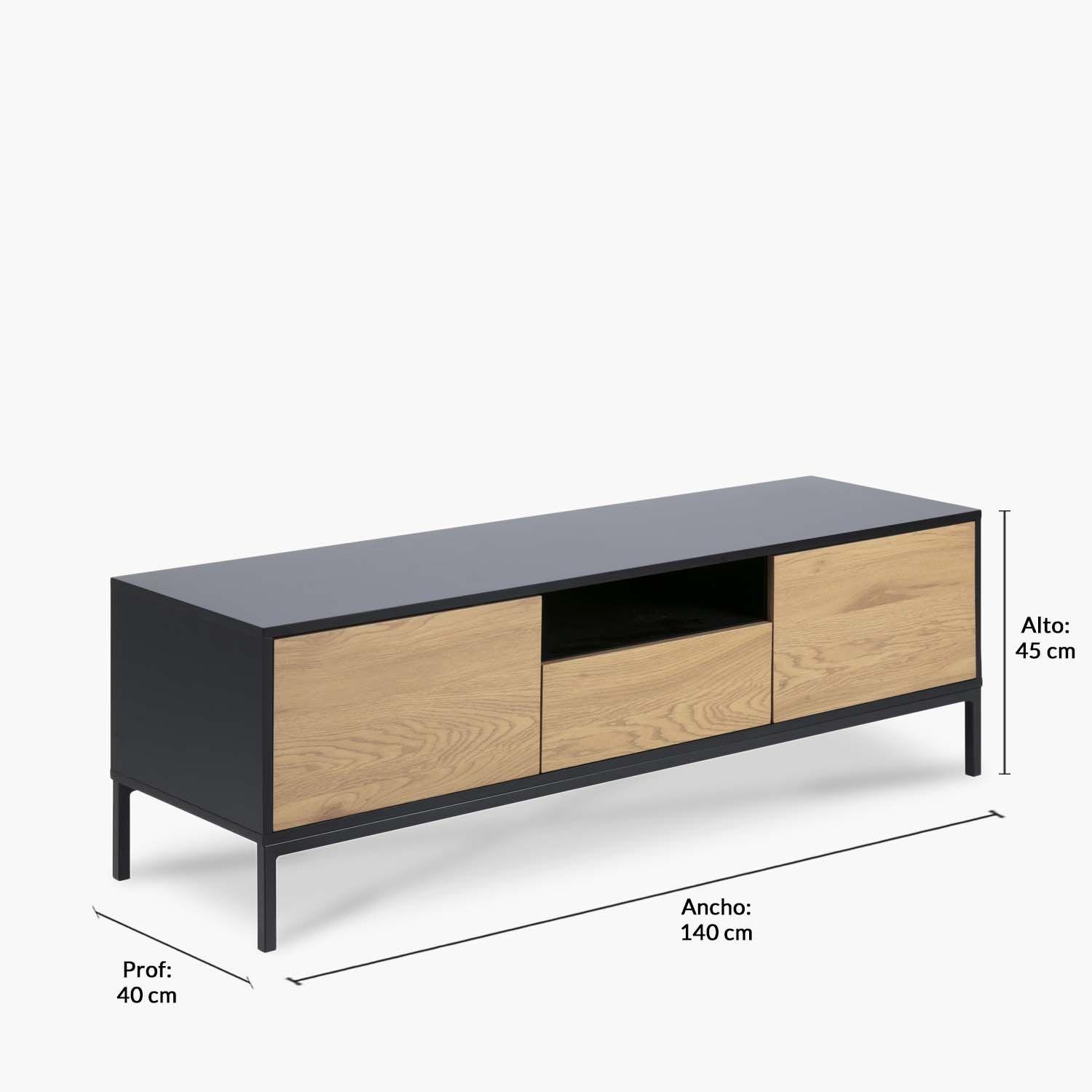 Arrimo bajo Seaford Roble-4