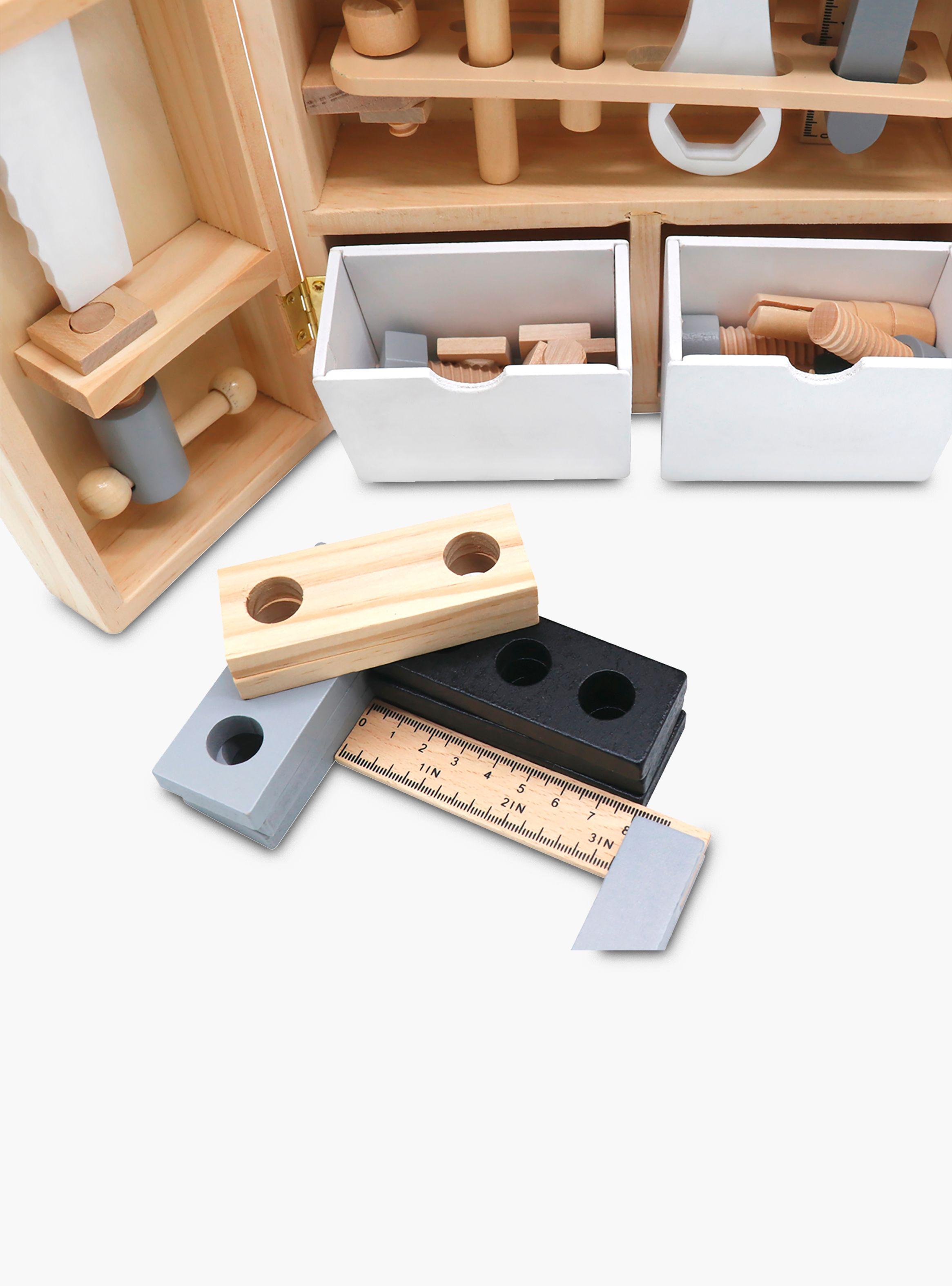 Maleta de Herramientas Infantil de Madera Bob Multicolor-2