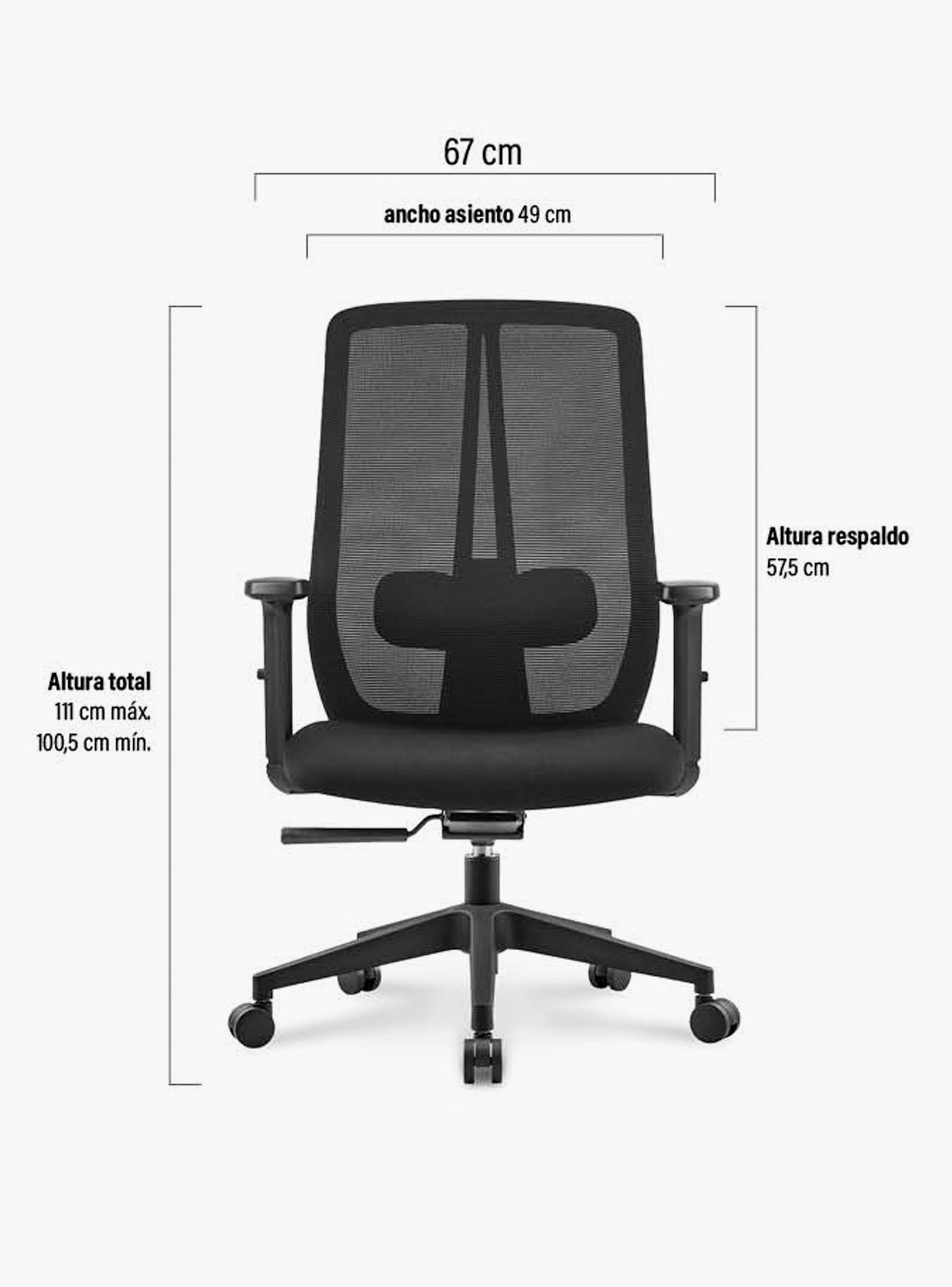 Silla Oficina One Negro-5