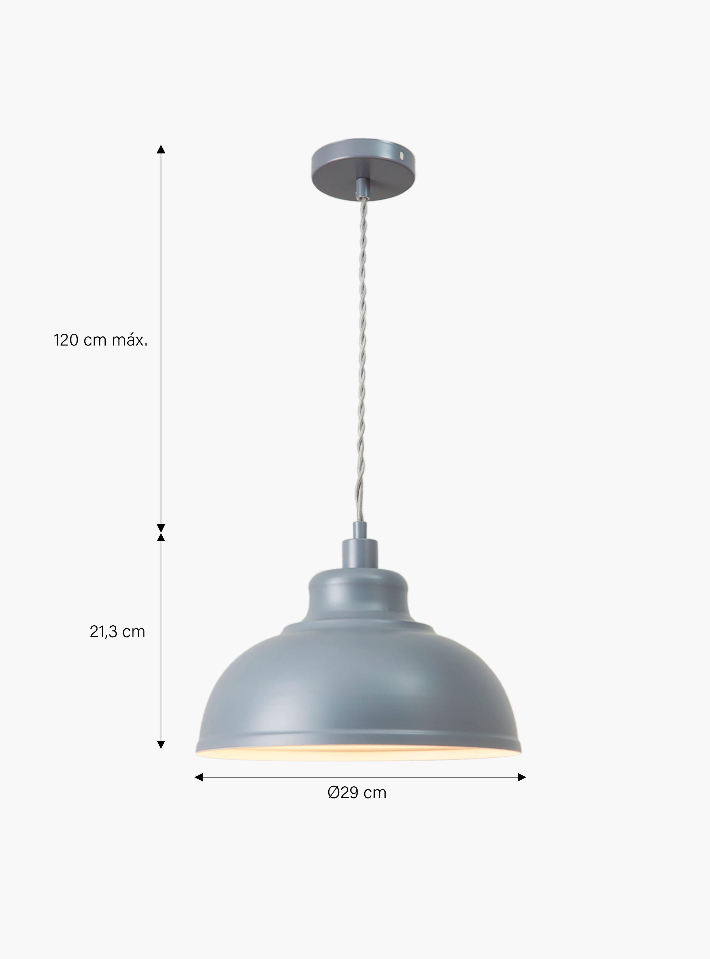 Lámpara de Colgar Lauren Grafito-3