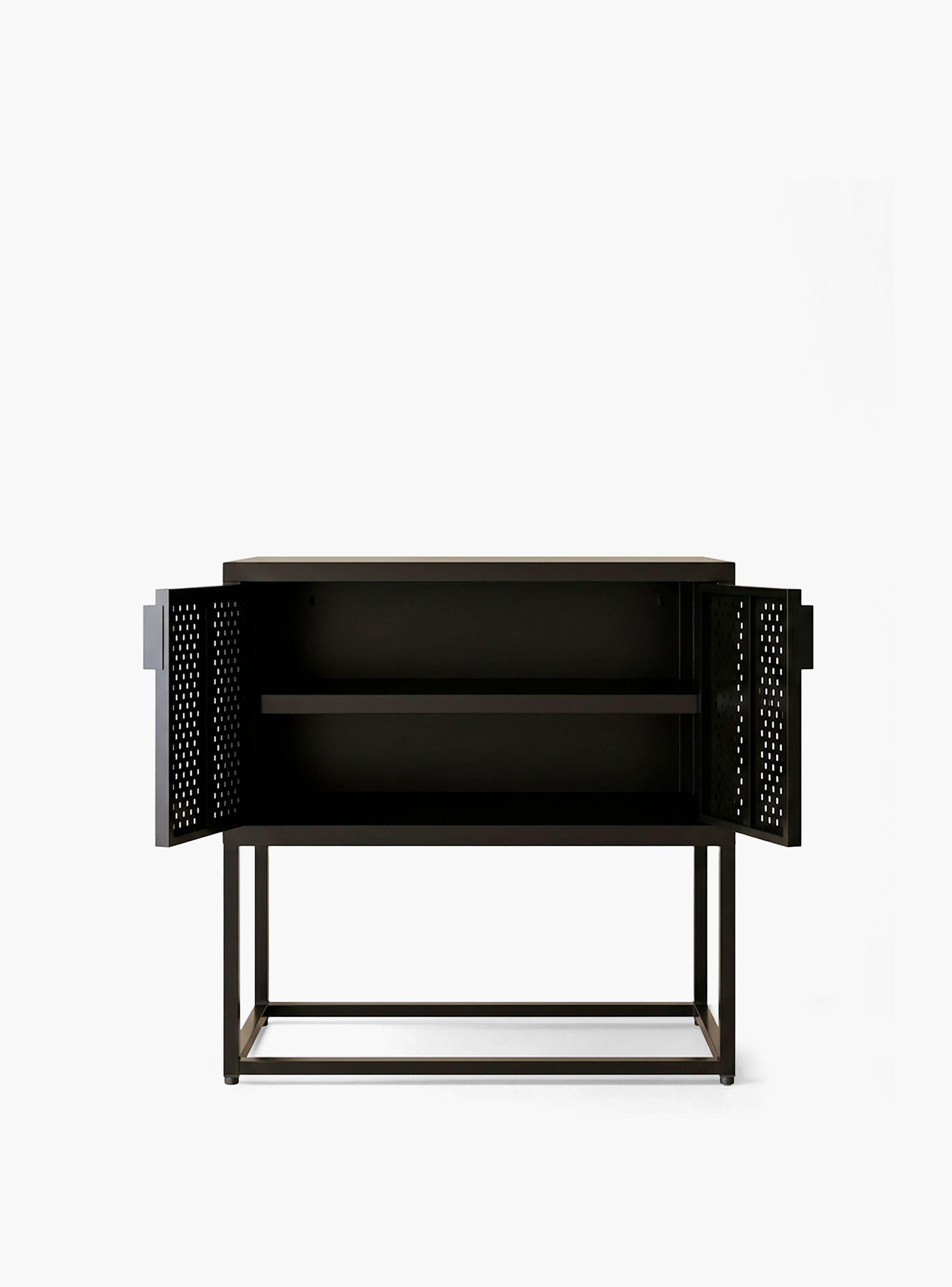 Arrimo Medio Newton 2 puertas Negro-5