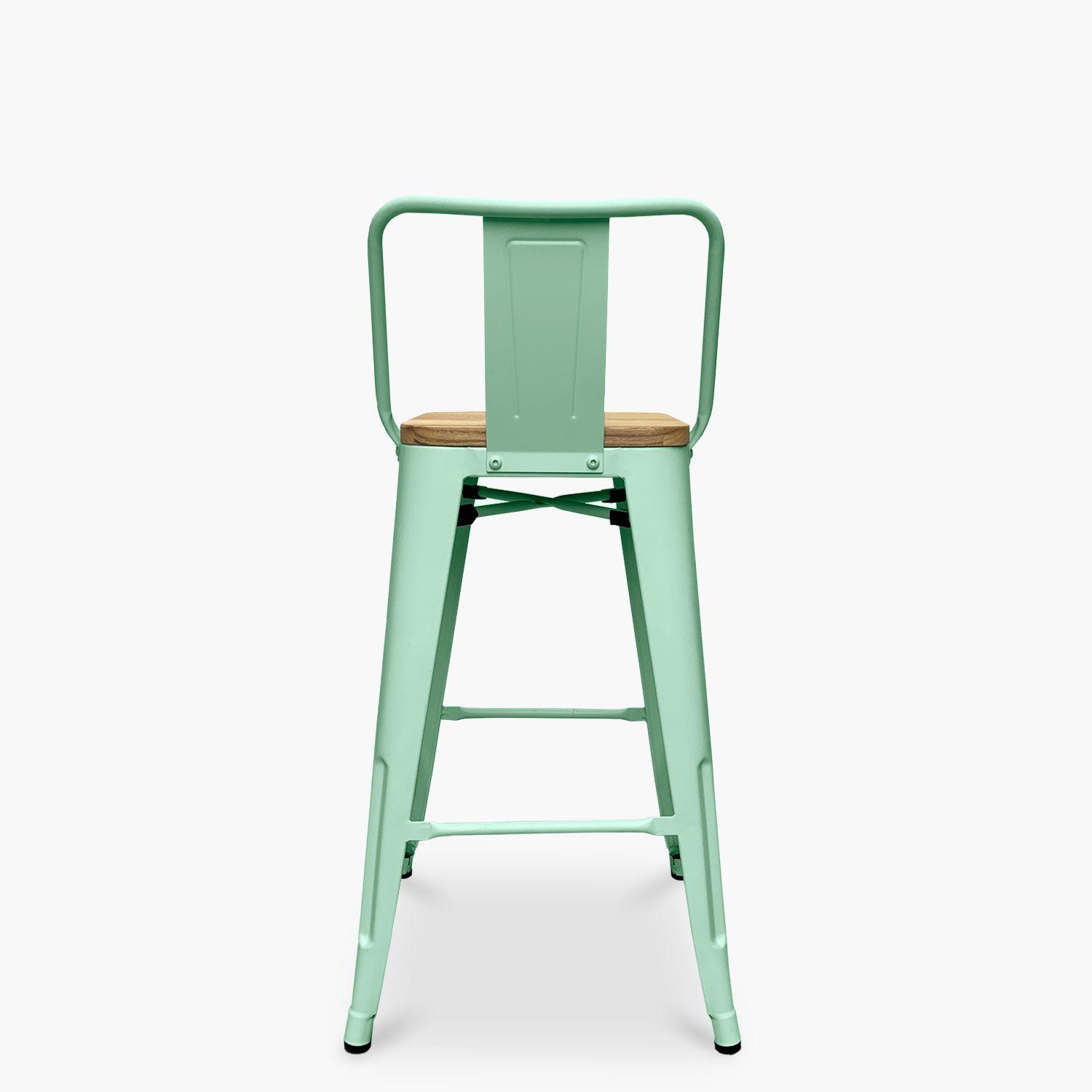 Taburete medio 66 Tolix madera c/ resp Menta-2