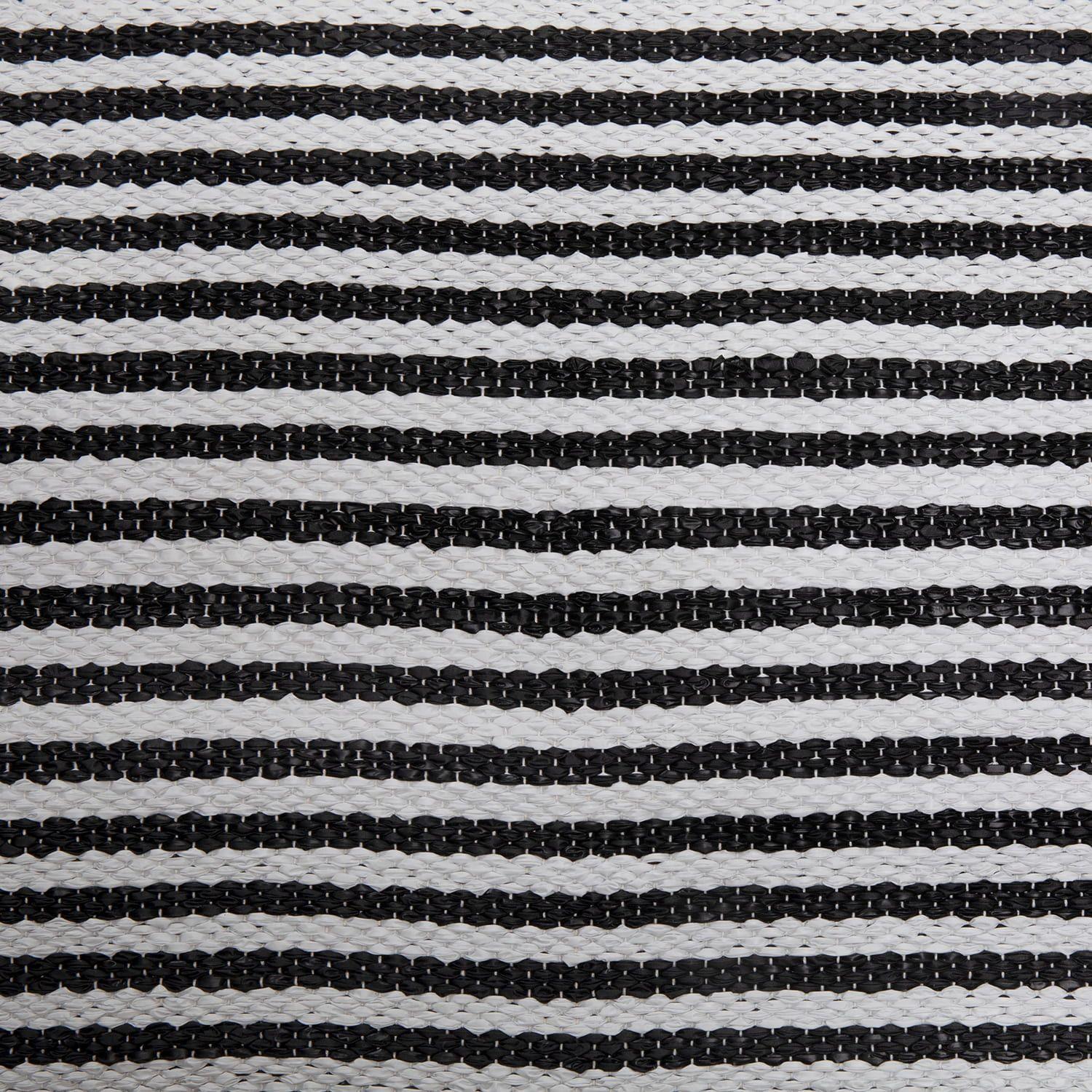 Alfombra Exterior Mallorca 200x300 Bco/Negro-4