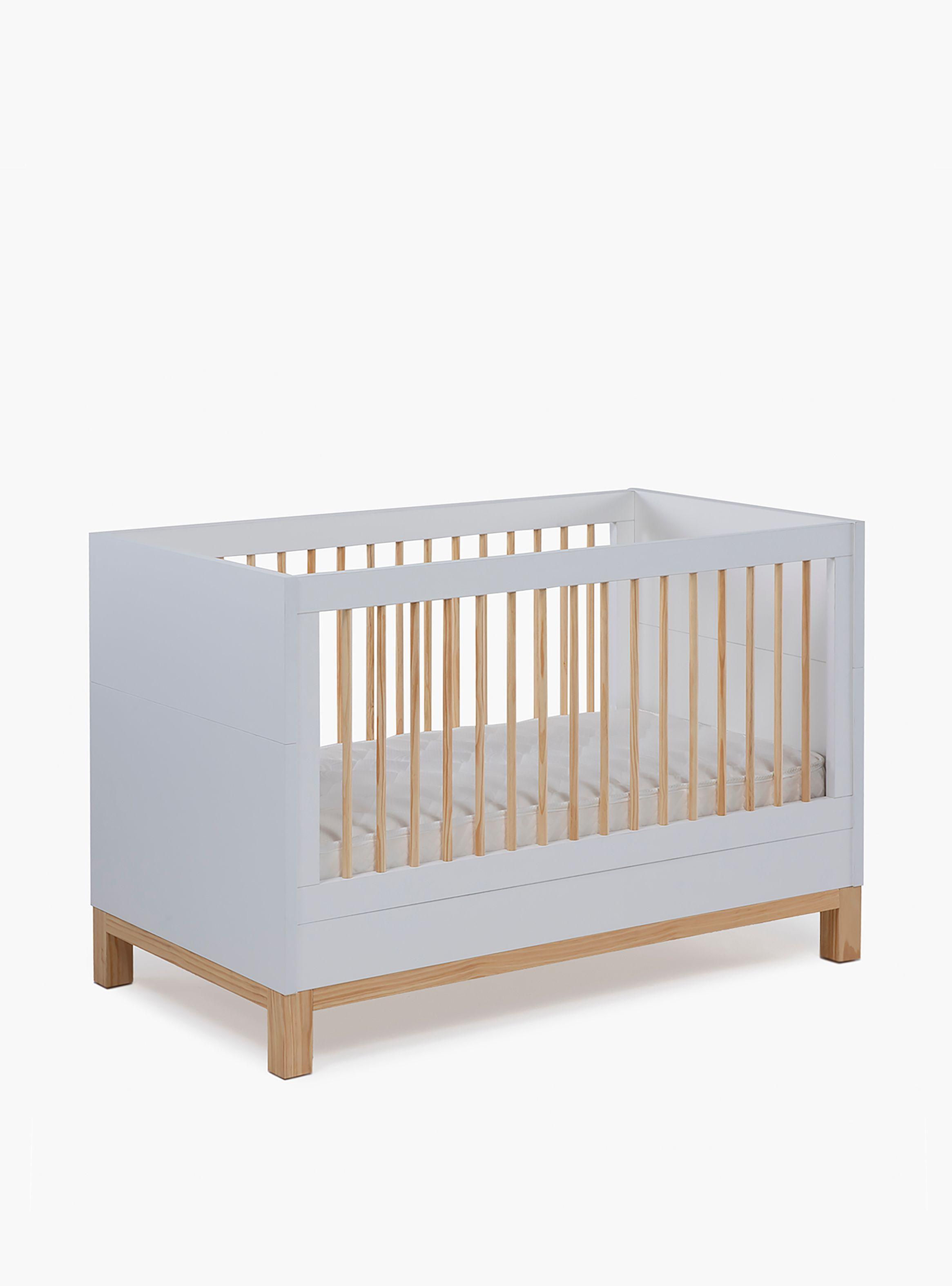 Cuna 3 en 1 Elena Natura/Blanco-3