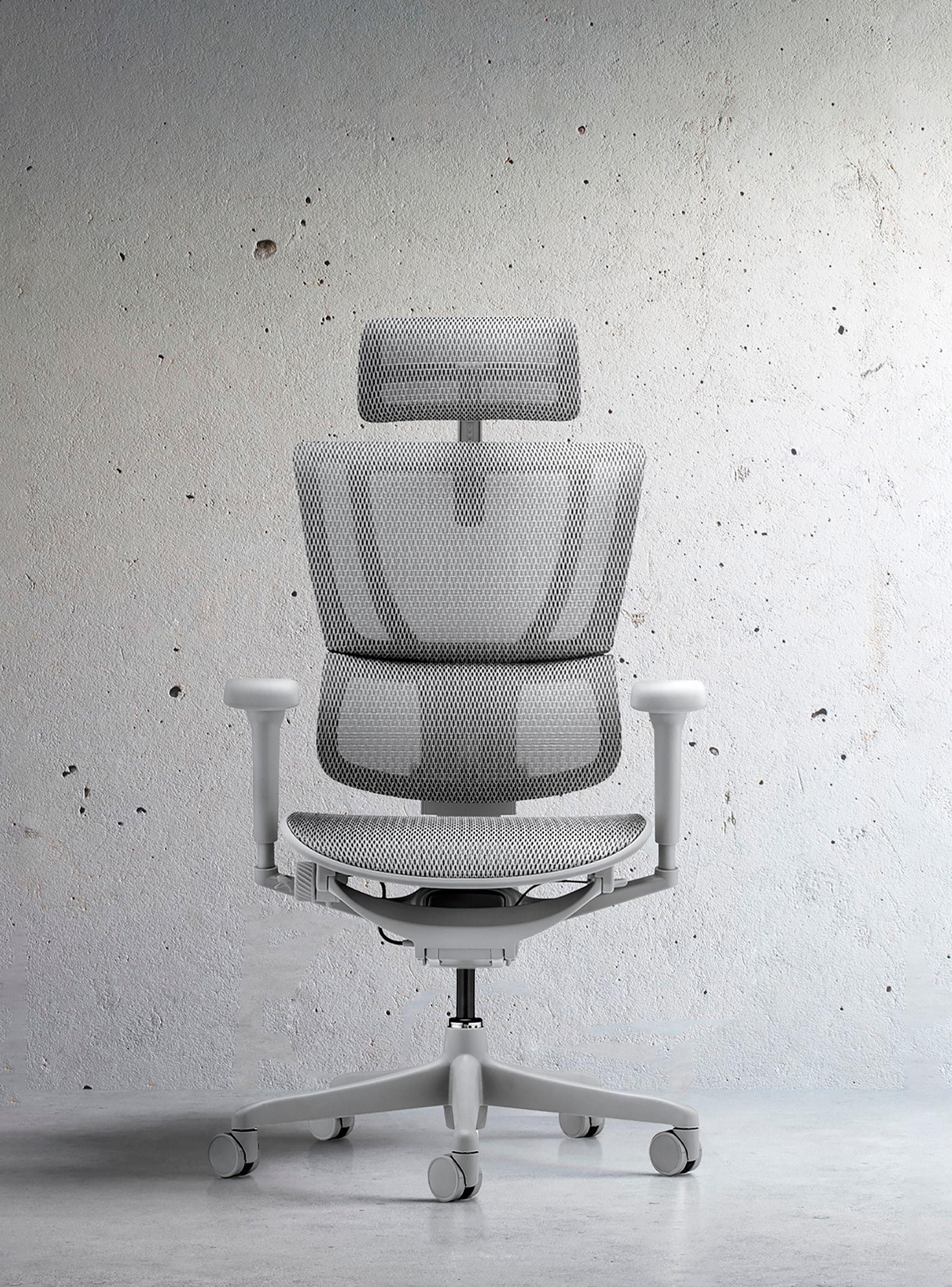 Silla IOO Ultra Gris claro c/cabecero-1