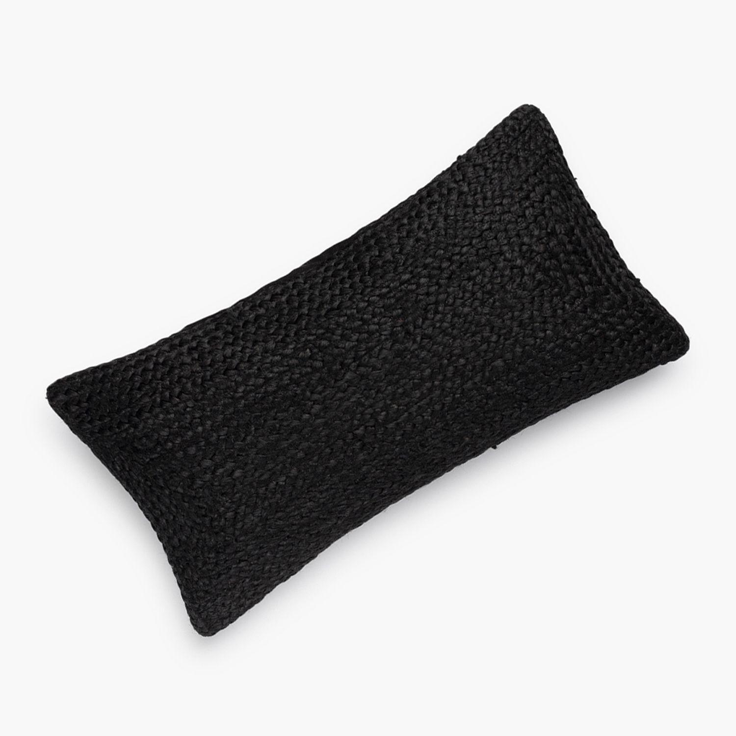 Funda Cojin Ural Negro 30x60-0