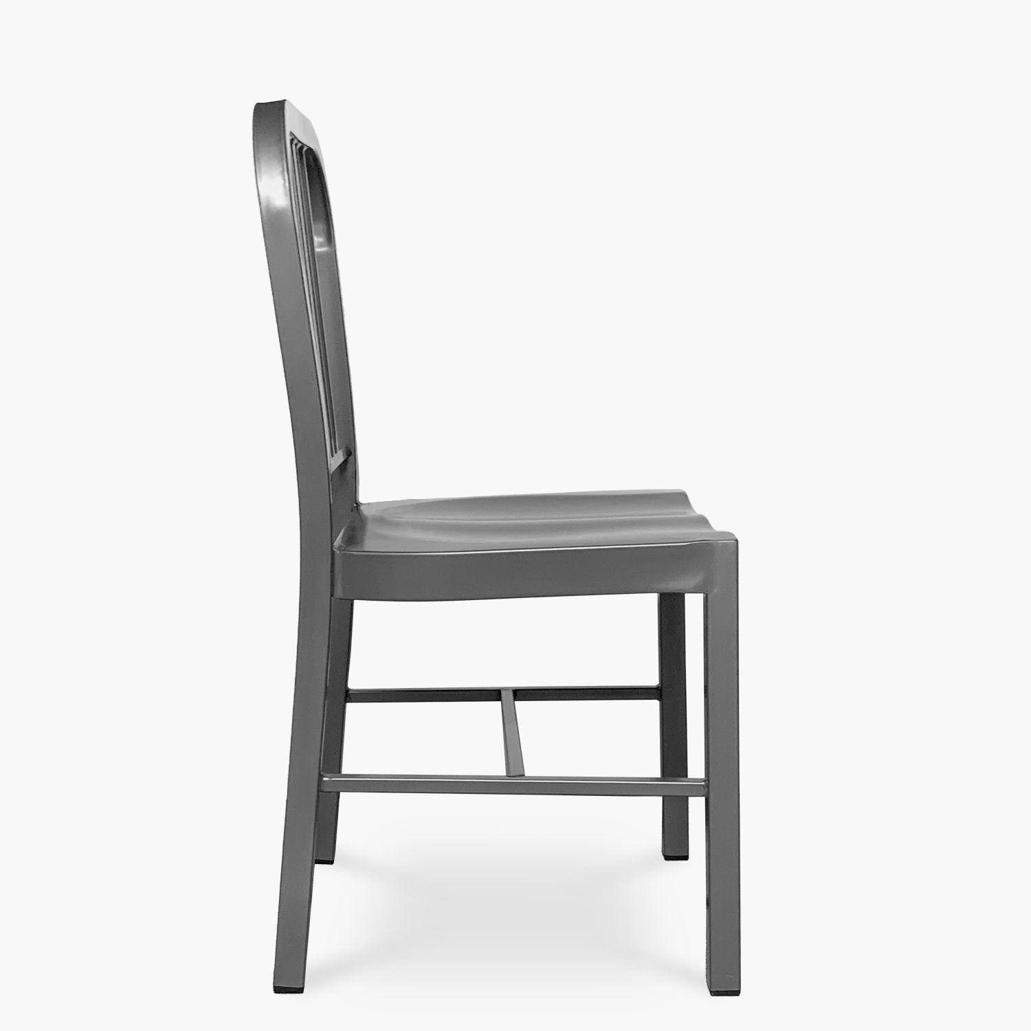 Silla Metálica Navy Gris-2