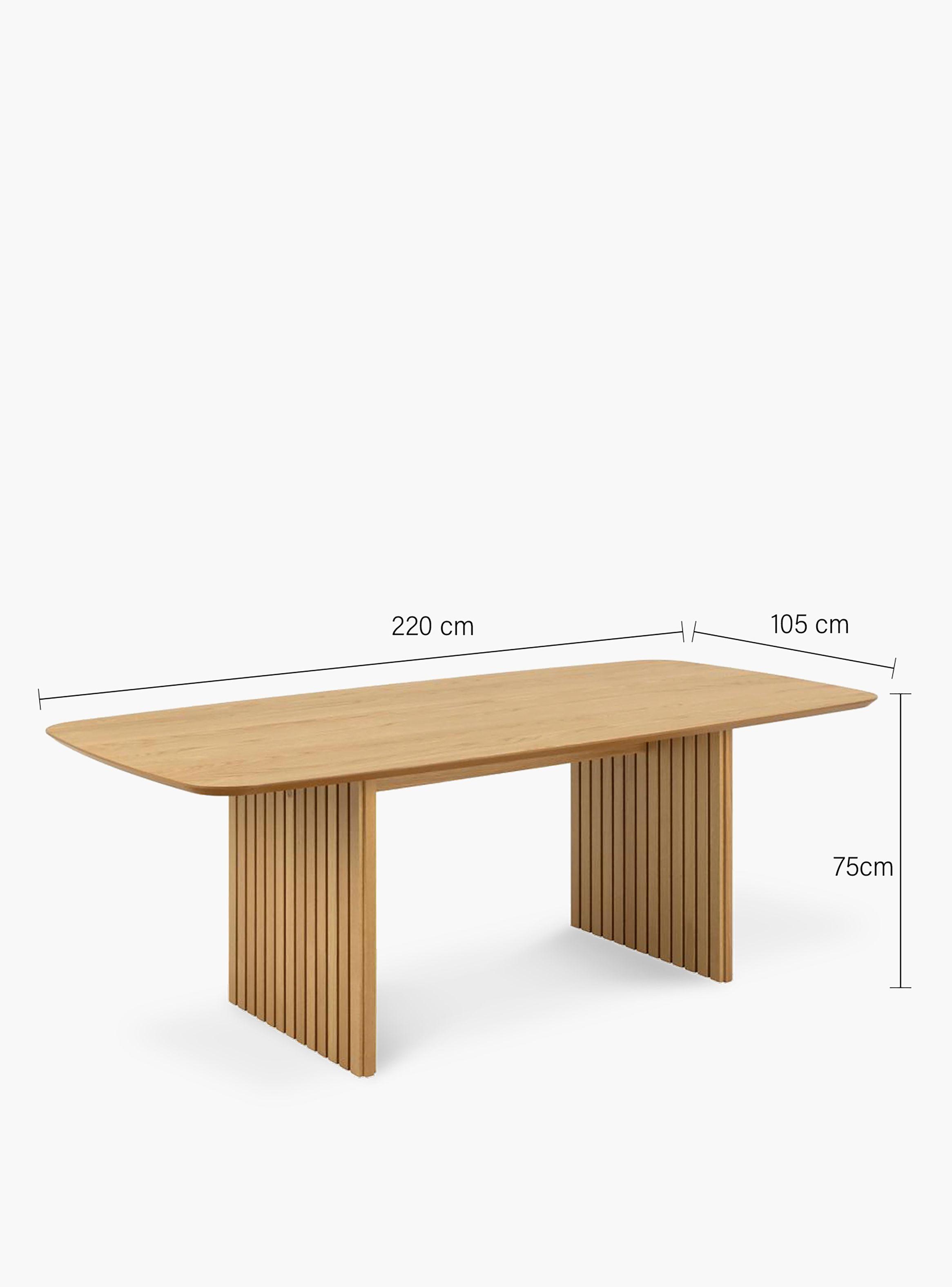 Mesa Comedor Chris Rectangular Natural-6