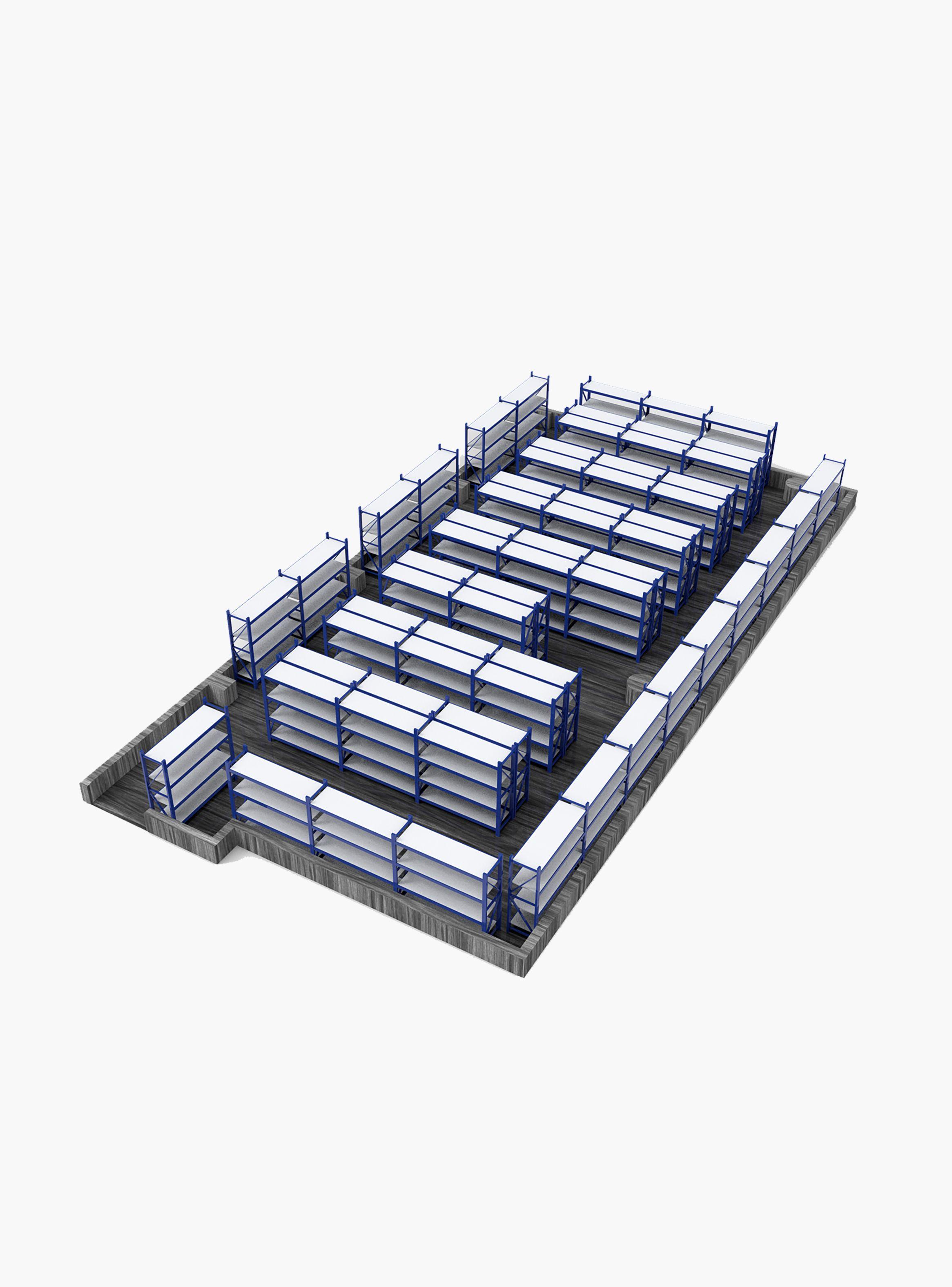 Estante Metálico Racks Selectivo 200x60x200 800 Kg-3
