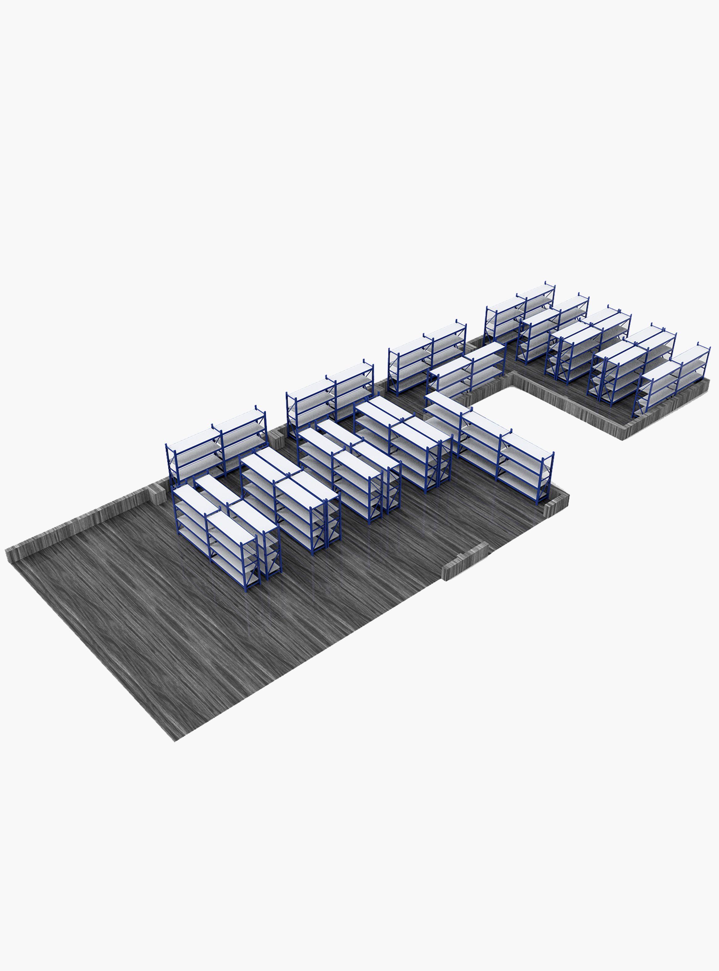 Estante Metálico Racks Selectivo 200x60x200 800 Kg-4