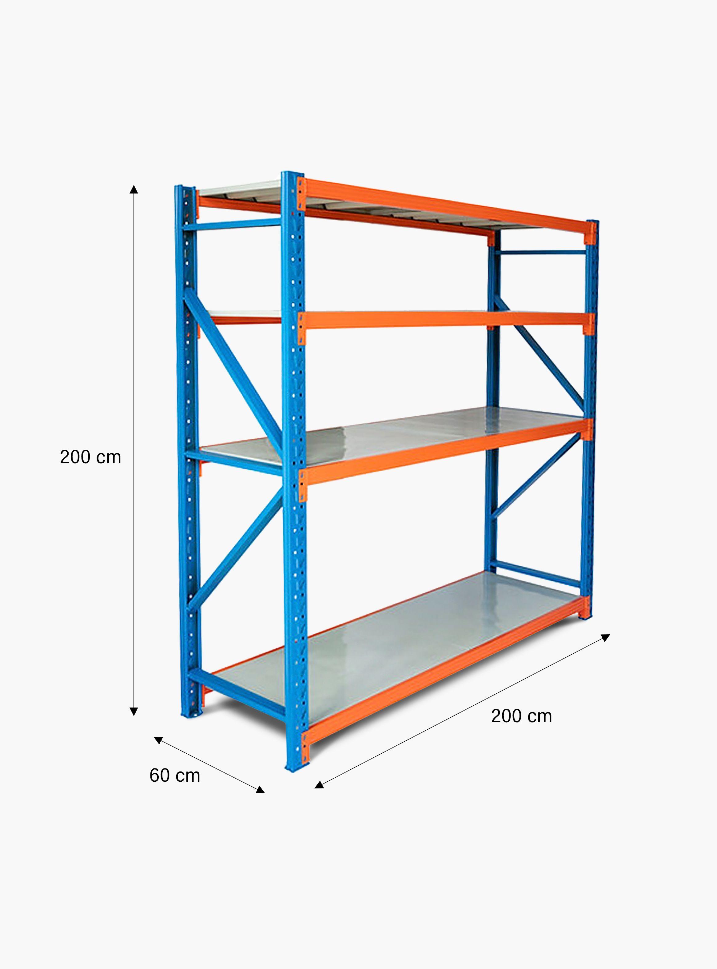 Estante Metálico Racks Selectivo 200x60x200 800 Kg-5